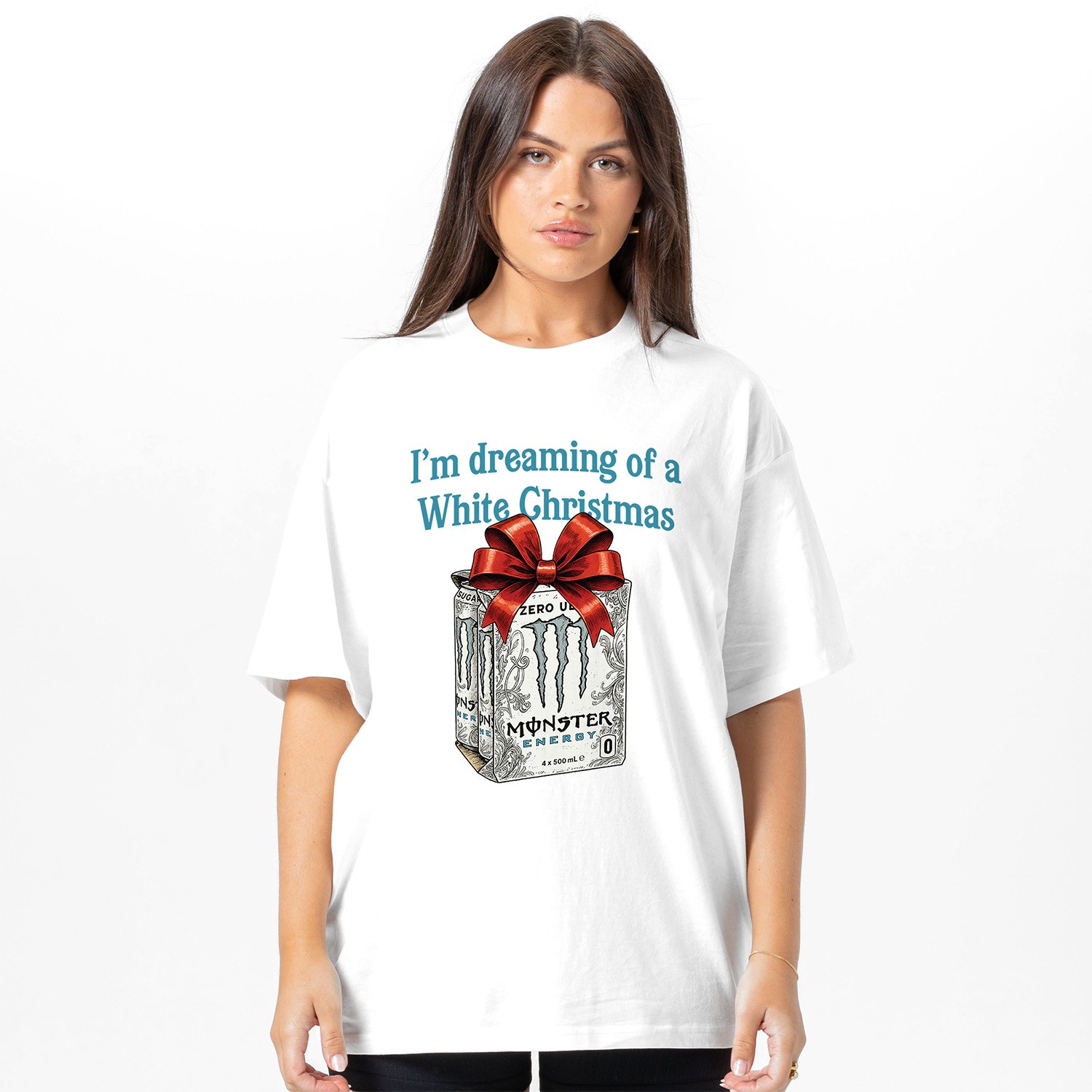 DREAMING OF A WHITE CHRISTMAS WHITE TEE