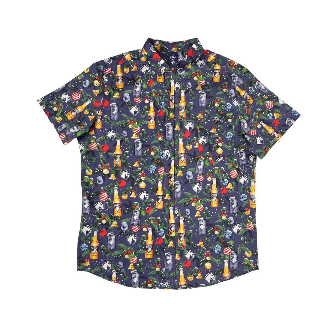 CARLTON DRY CHRISTMAS BUTTON UP SHIRT PRE ORDER