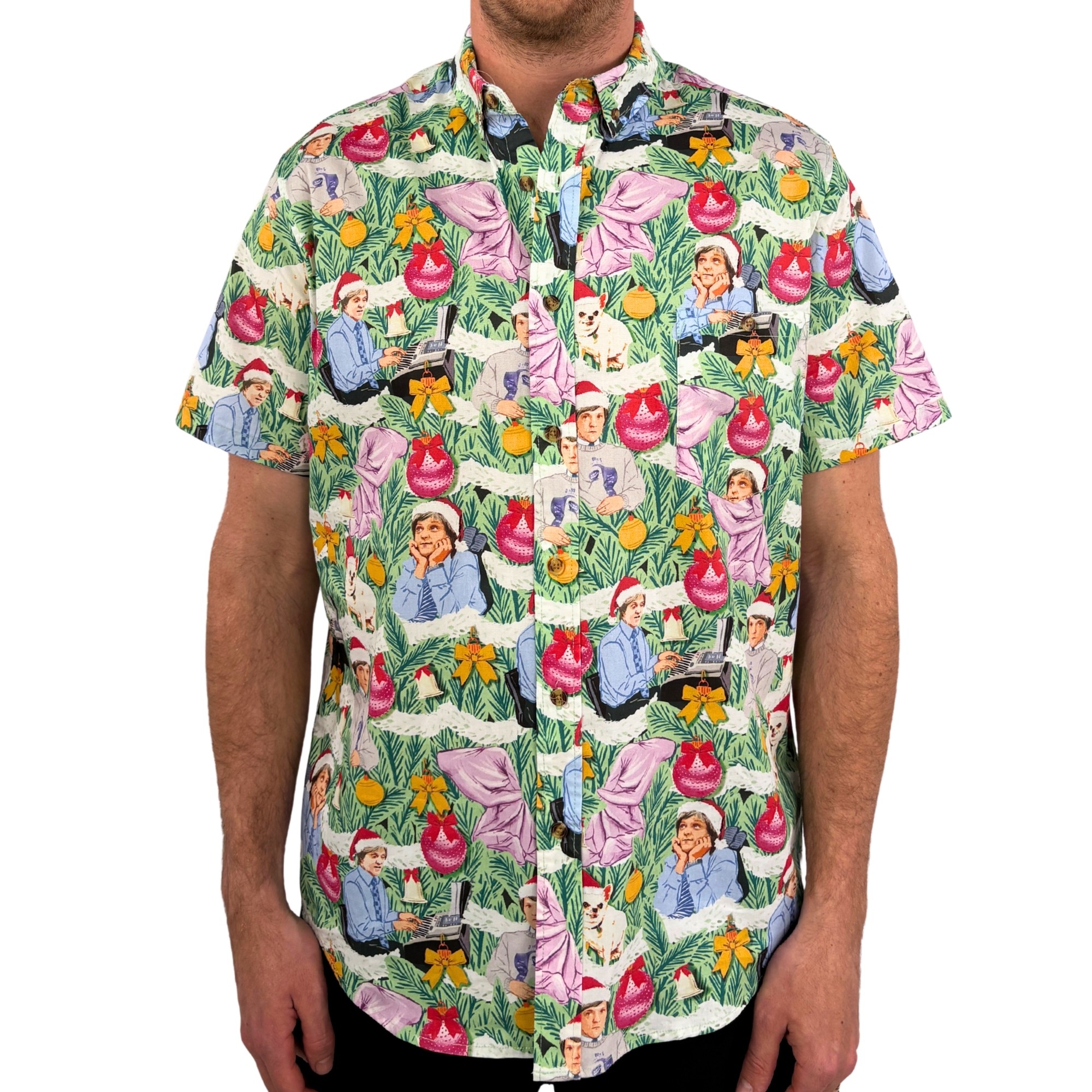 MR. G'S CHRISTMAS BUTTON UP SHIRT