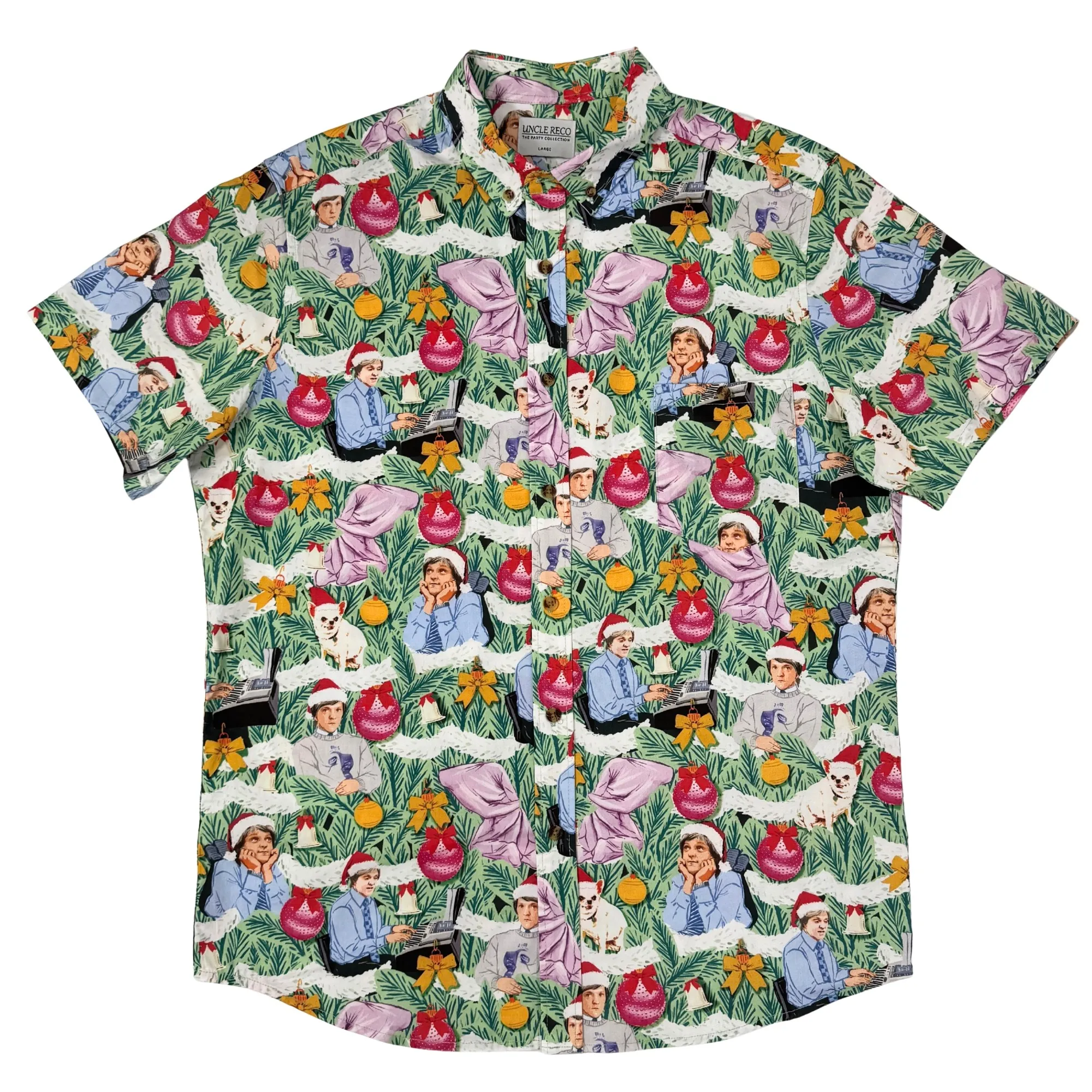 MR. G'S CHRISTMAS BUTTON UP SHIRT