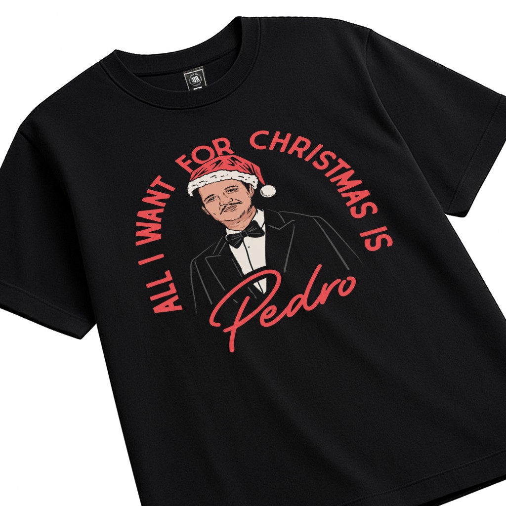 ALL I WANT IS PEDRO BLACK TEE