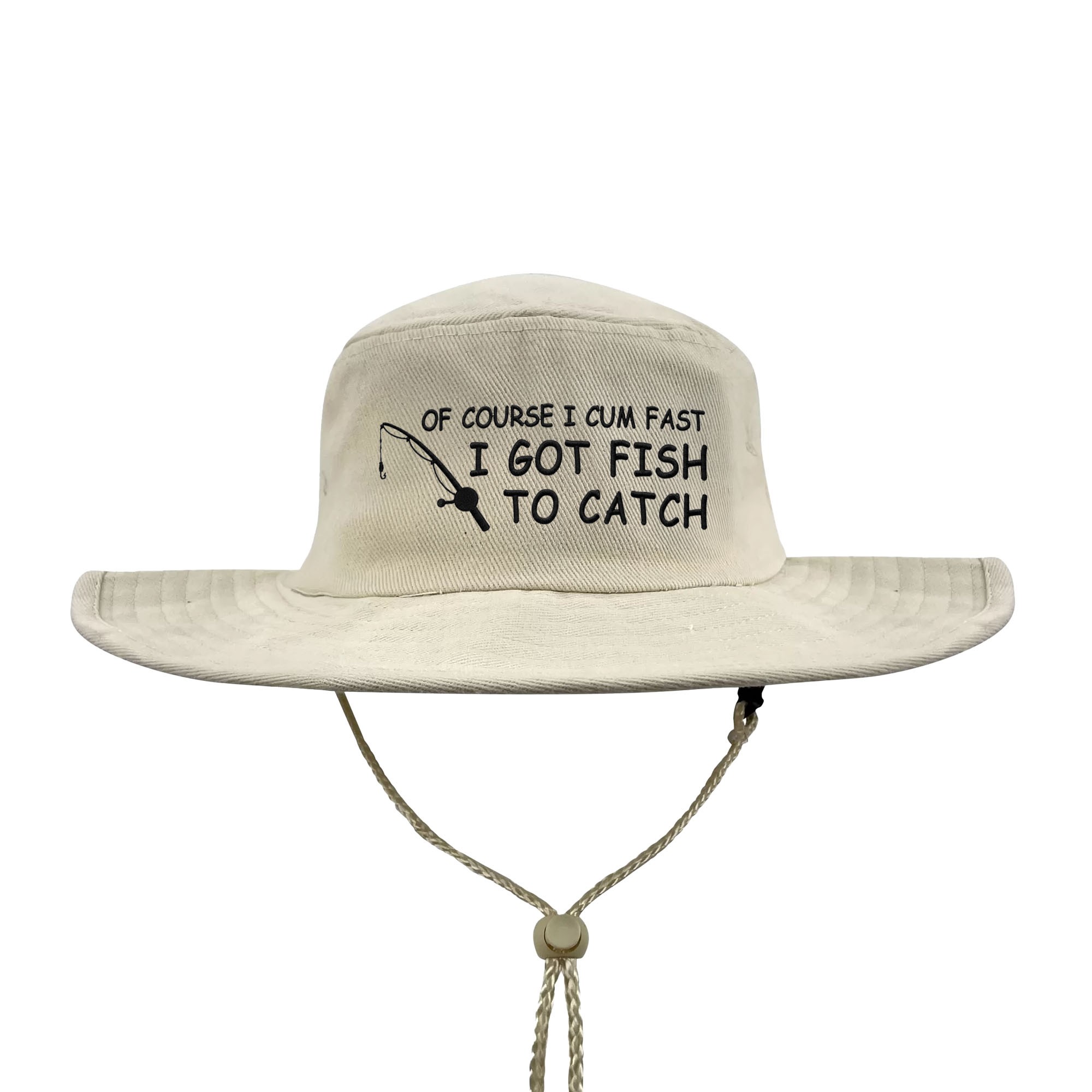I GOT FISH TO CATCH WIDE BRIM HAT