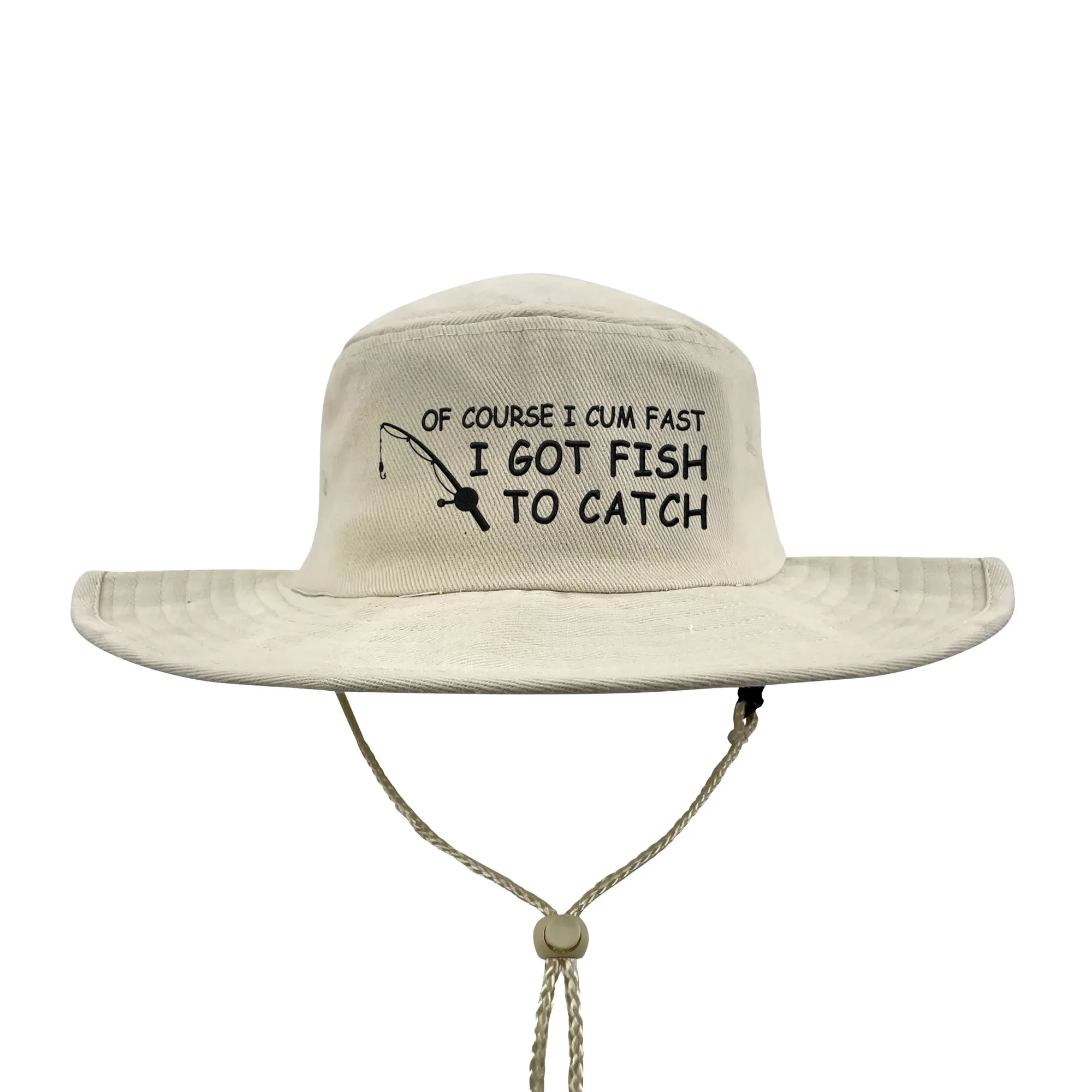I GOT FISH TO CATCH WIDE BRIM HAT