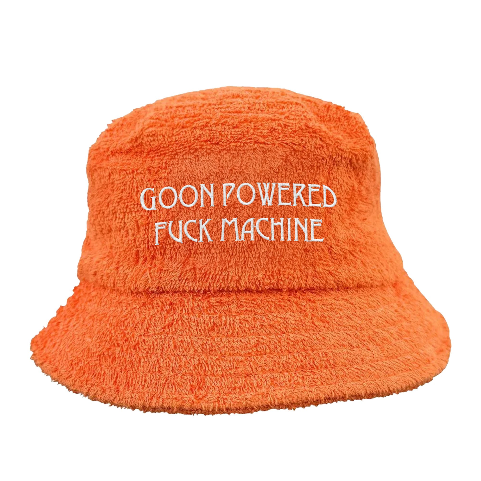 GOON POWERED ORANGE TERRY TOWEL BUCKET HAT