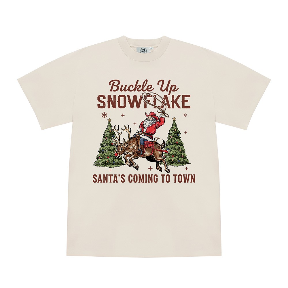 OVERSIZED SNOWFLAKE OFF WHITE TEE