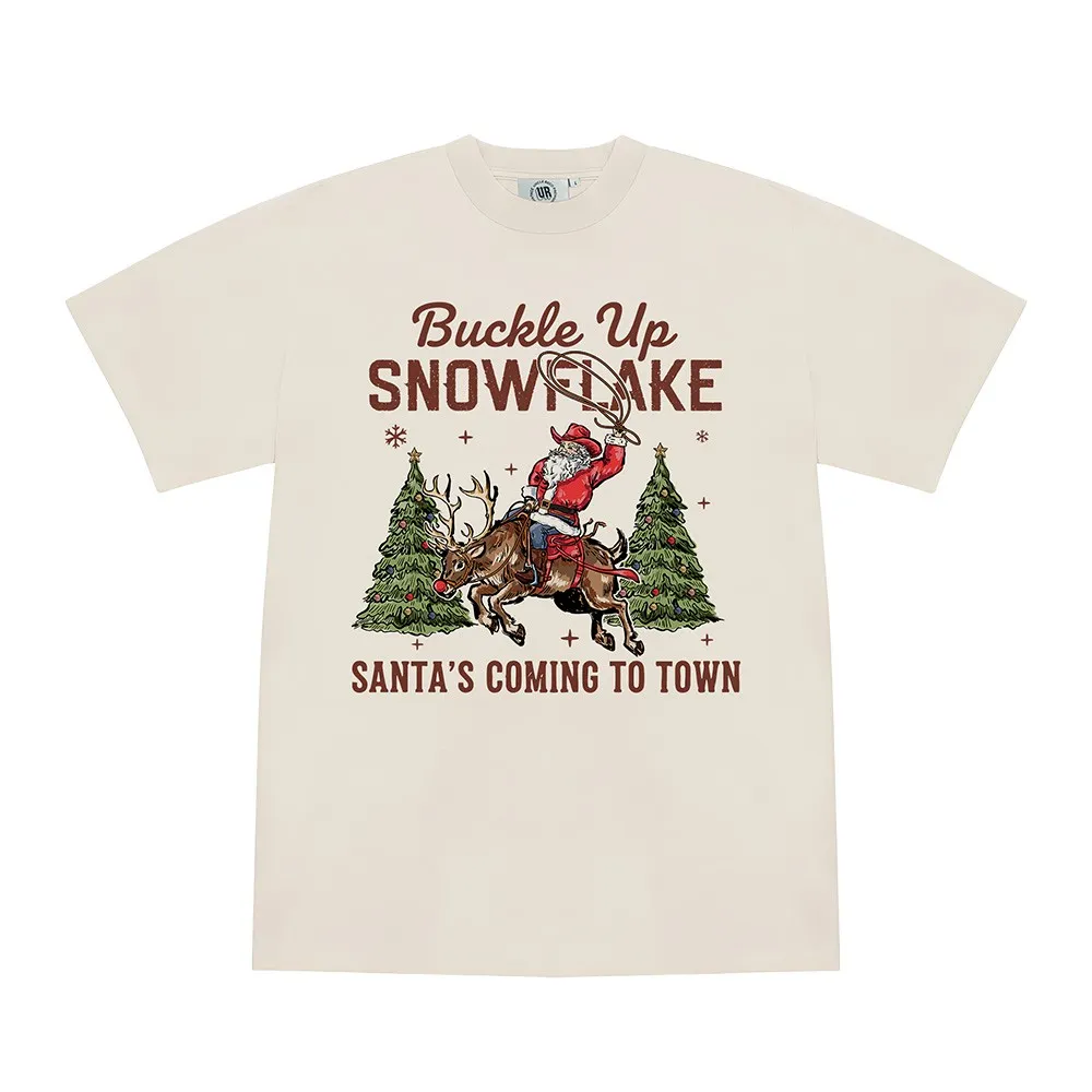 OVERSIZED SNOWFLAKE OFF WHITE TEE