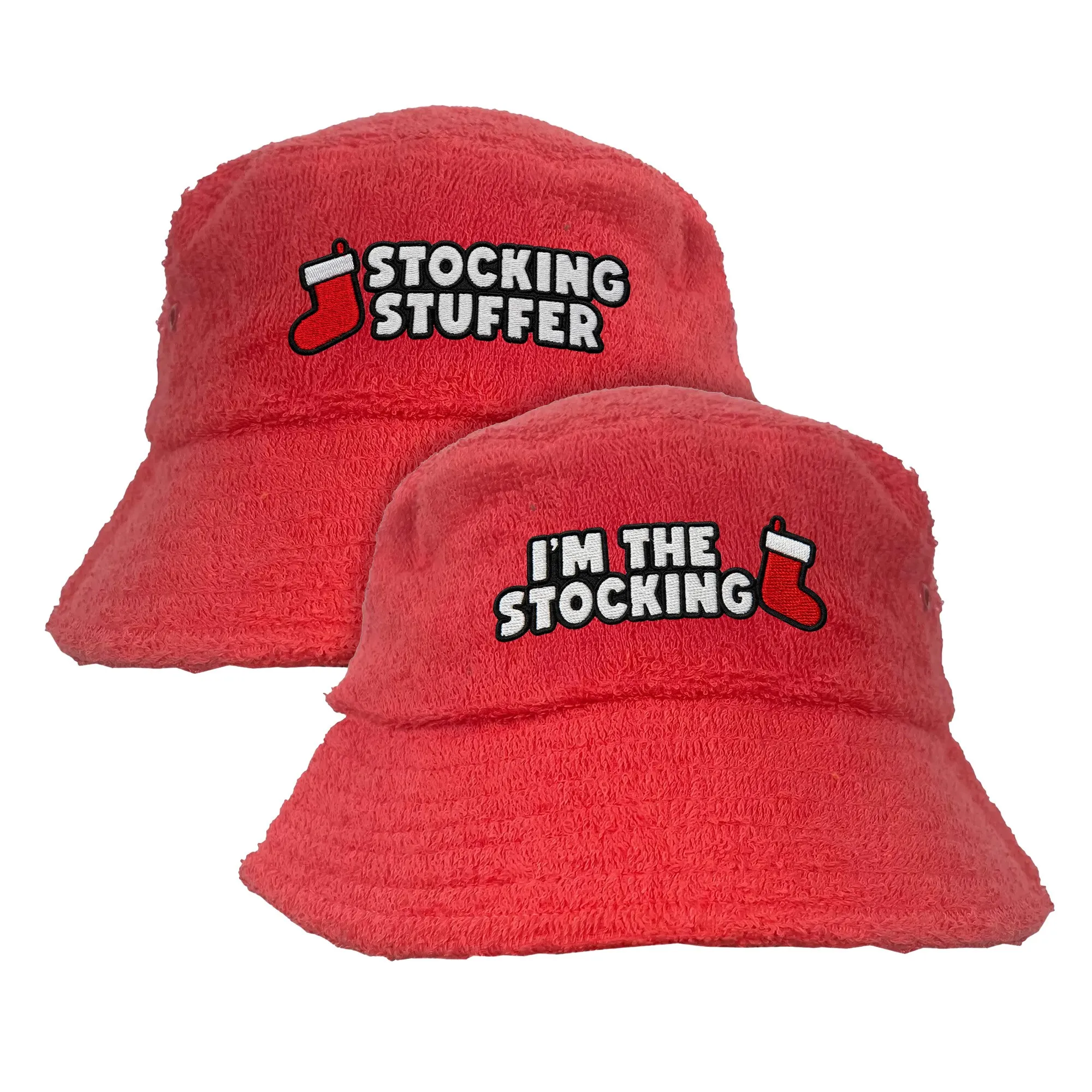 STOCKING STUFFER TERRY TOWEL BUCKET HAT COMBO