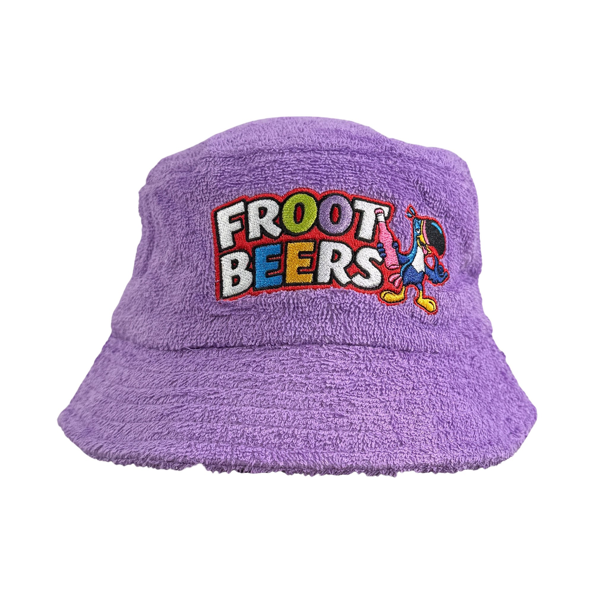 PURPLE FROOT BEERS TERRY TOWEL BUCKET HAT PRE ORDER