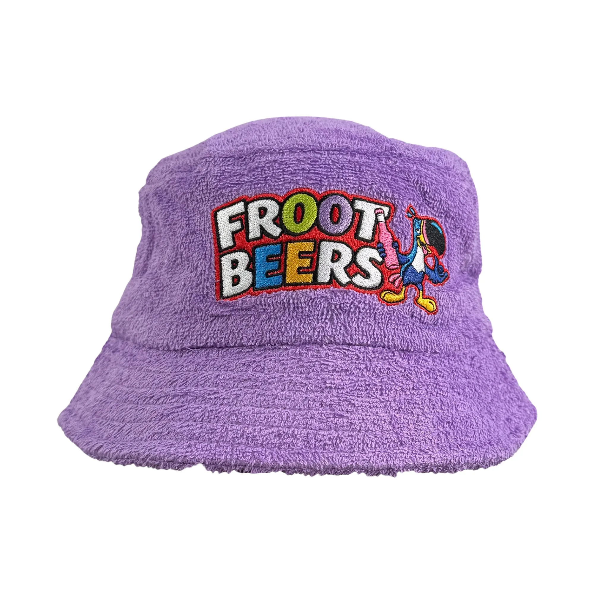 PURPLE FROOT BEERS TERRY TOWEL BUCKET HAT