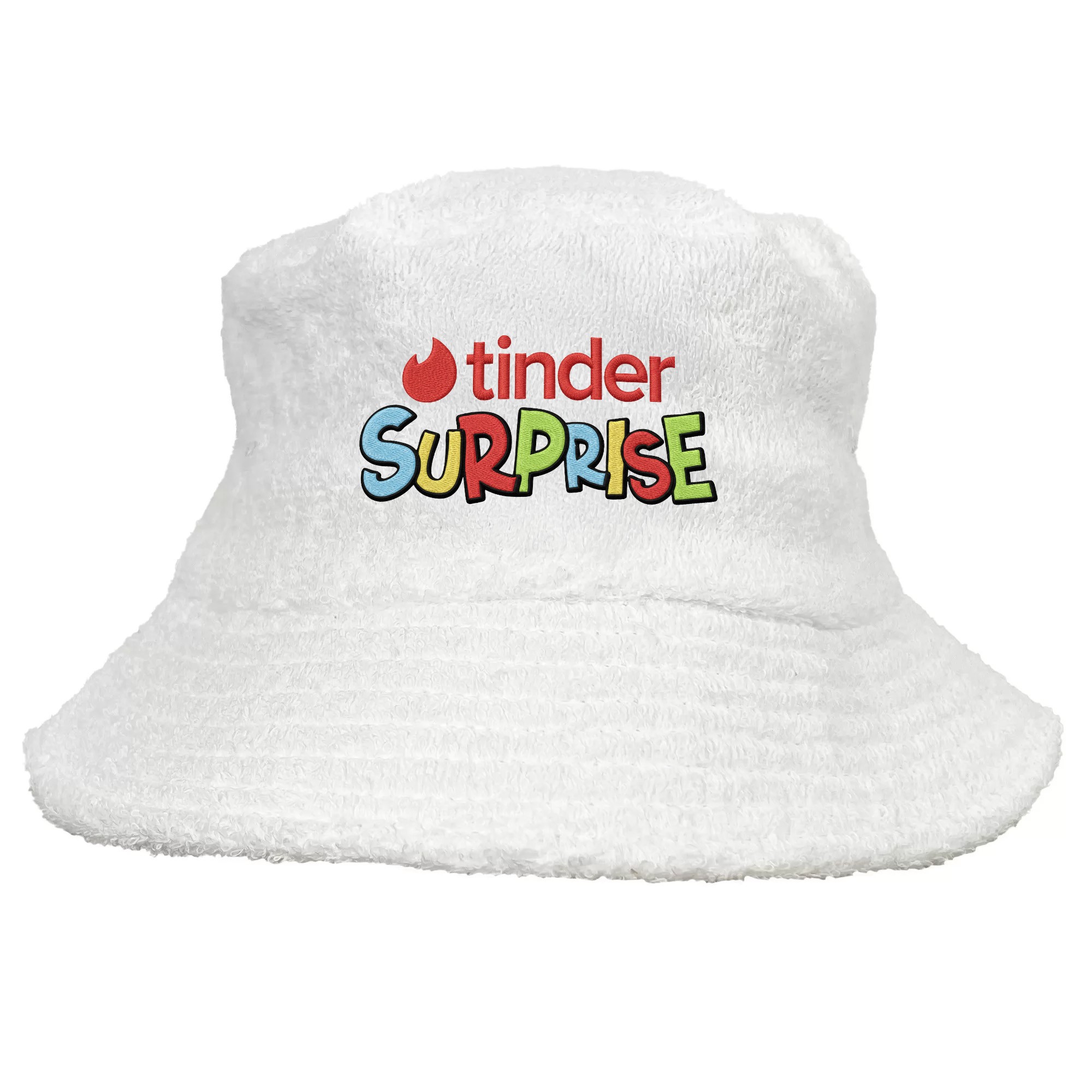 TINDER SURPRISE TERRY TOWEL BUCKET HAT