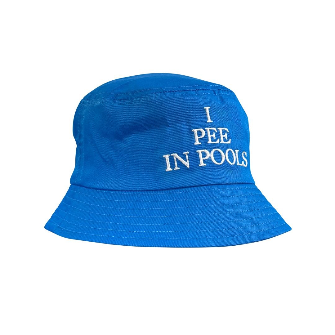 PEE IN POOLS COTTON TWILL BUCKET HAT