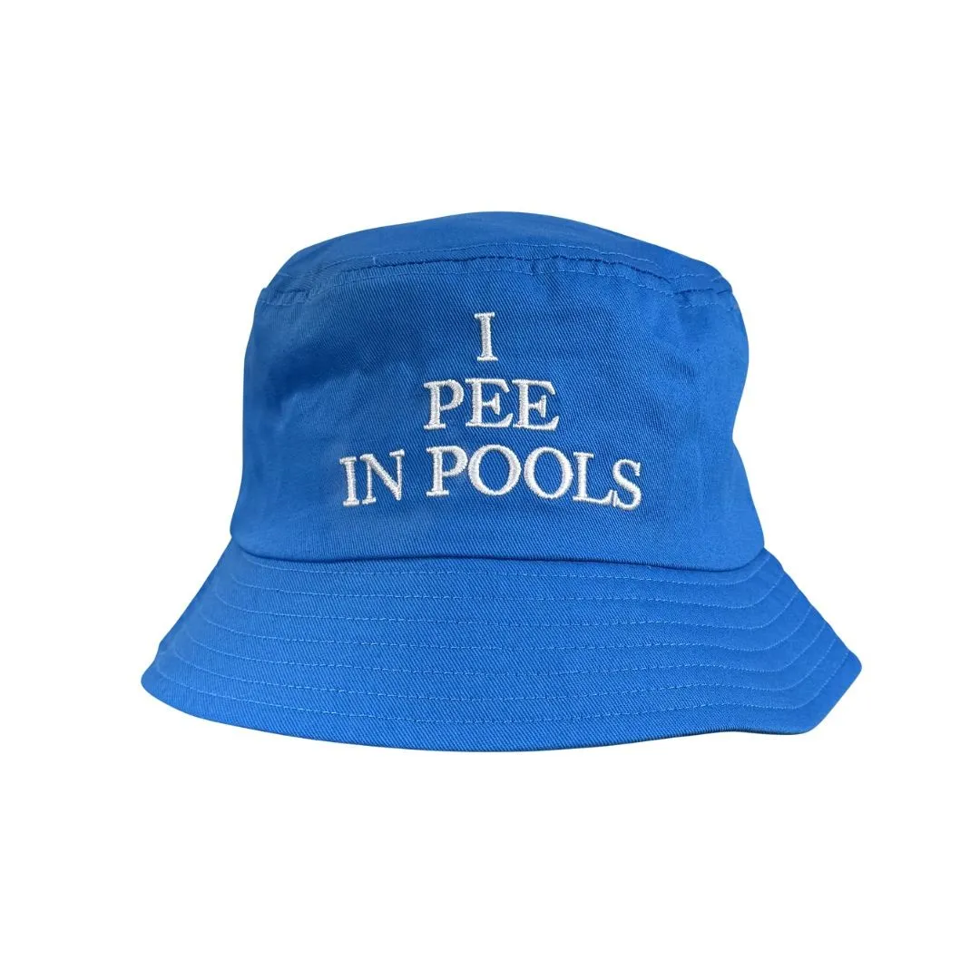 PEE IN POOLS COTTON TWILL BUCKET HAT