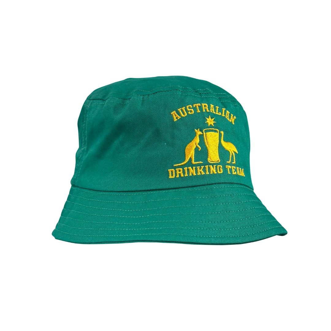 AUSTRALIAN DRINKING TEAM COTTON TWILL BUCKET HAT