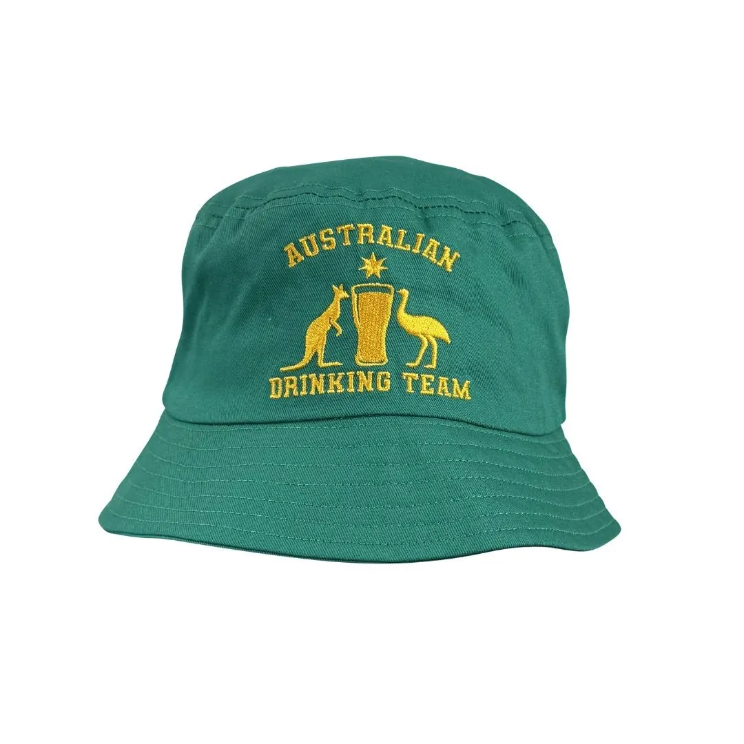 AUSTRALIAN DRINKING TEAM COTTON TWILL BUCKET HAT