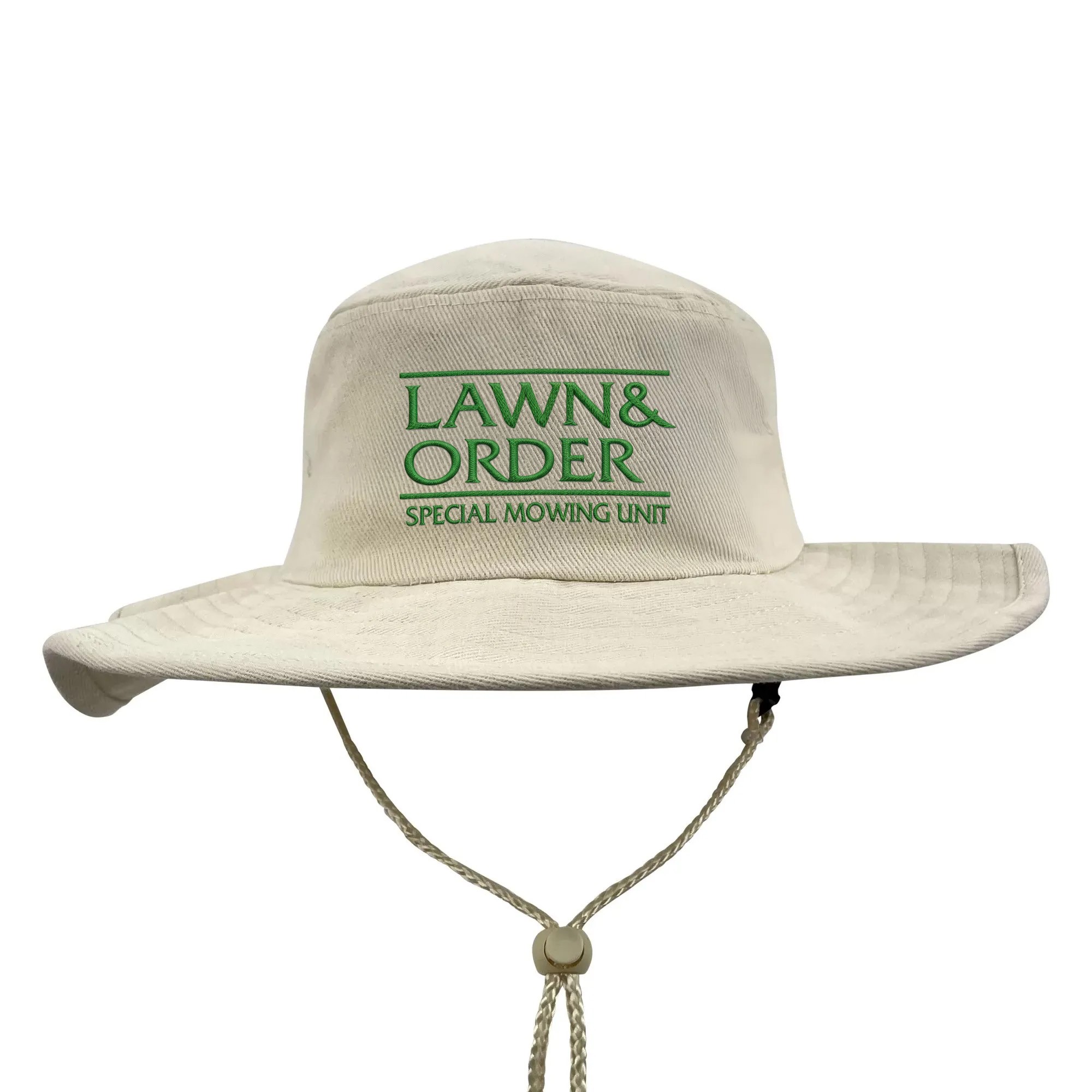 NATURAL LAWN AND ORDER WIDE BRIM HAT