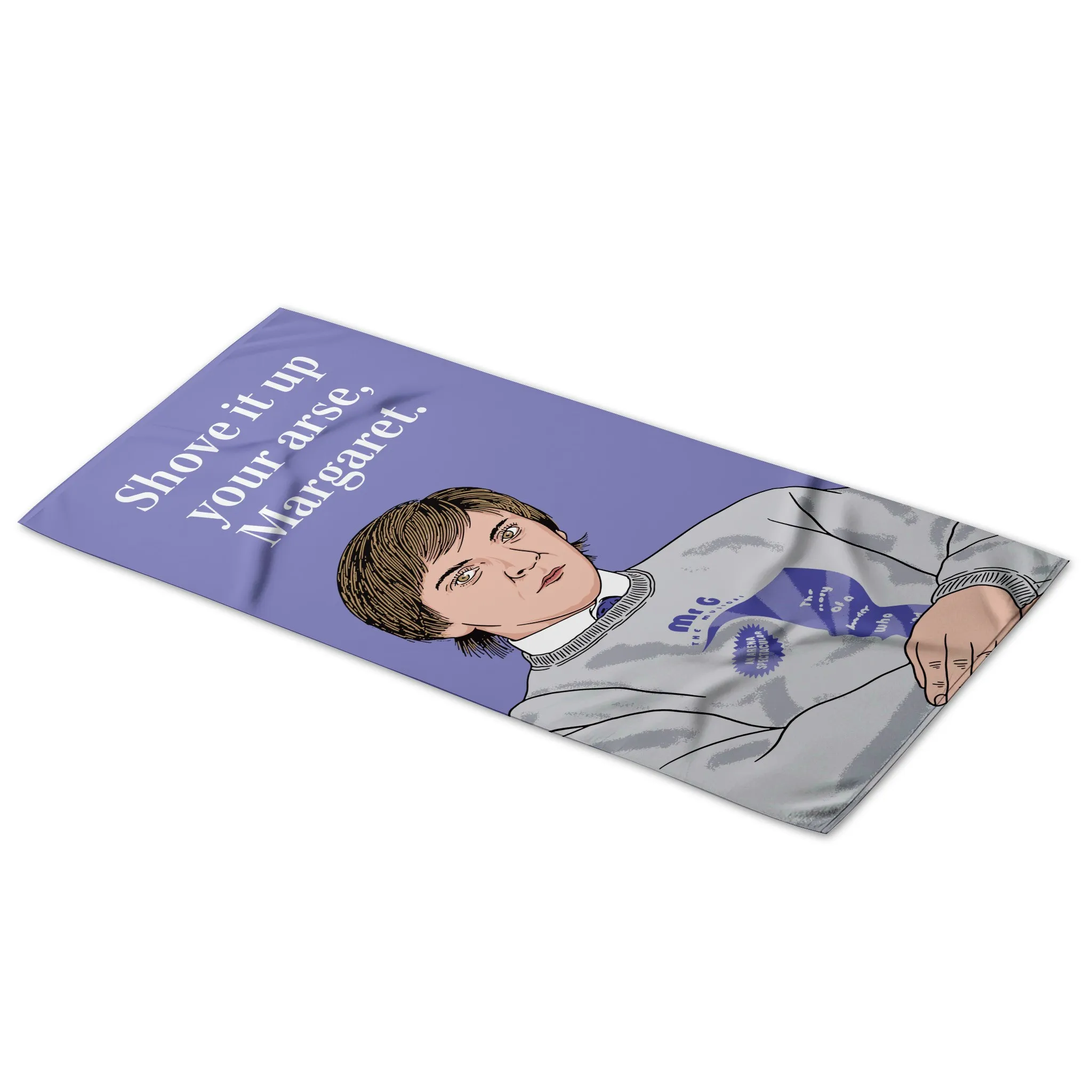 SHOVE IT MARGARET BEACH TOWEL