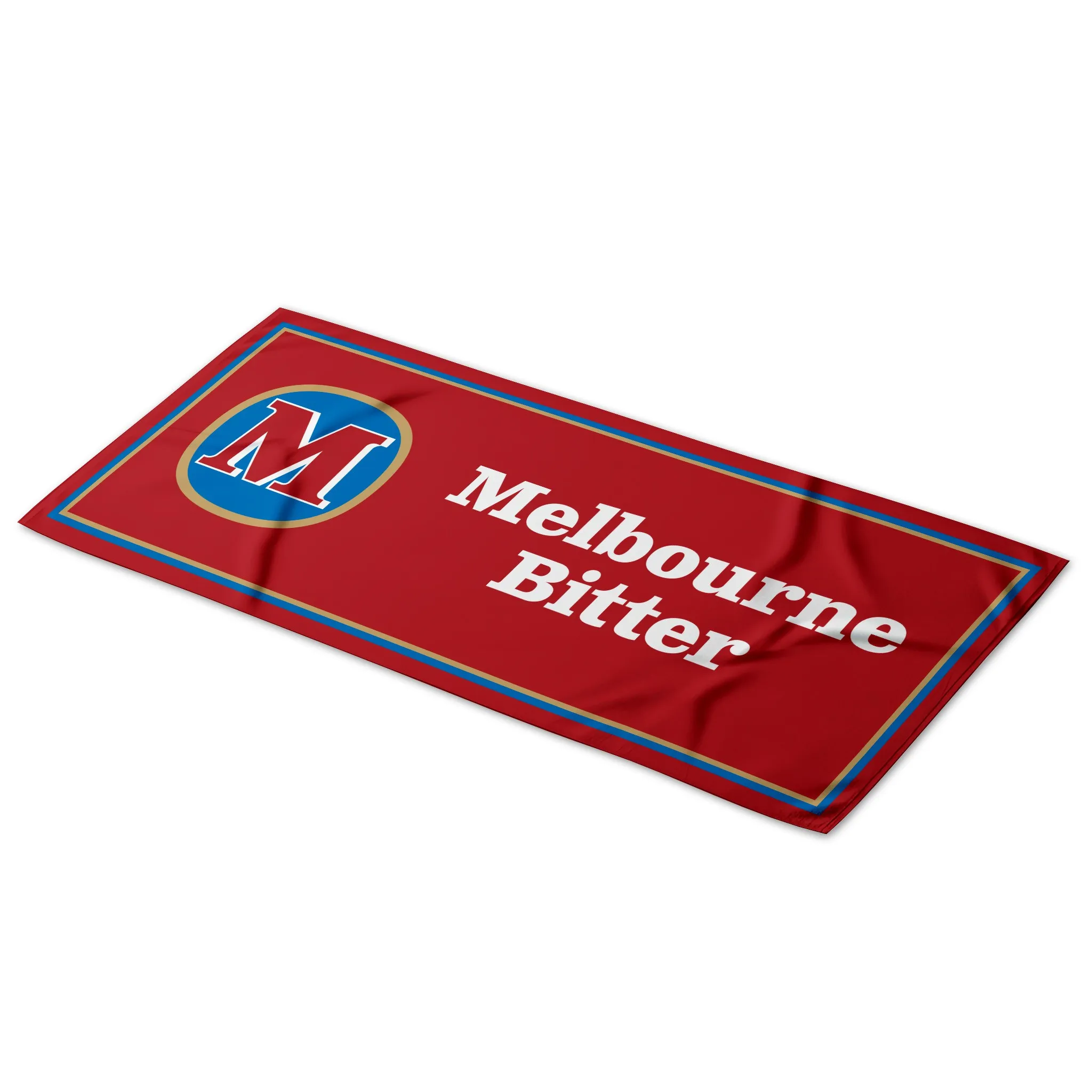 RED MELBOURNE BITTER BEACH TOWEL RED MELBOURNE BITTER BEACH TOWEL