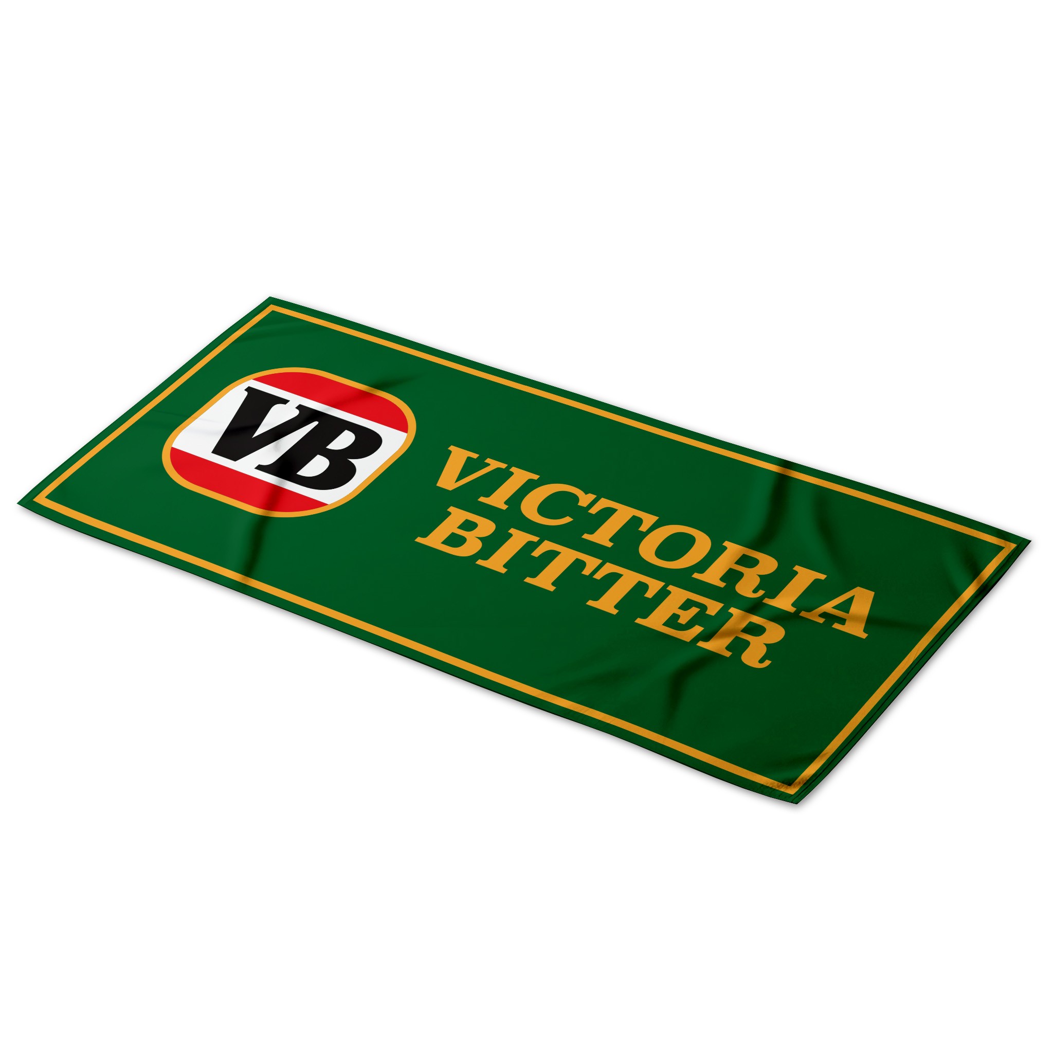 GREEN VICTORIA BITTER BEACH TOWEL GREEN VICTORIA BITTER BEACH TOWEL