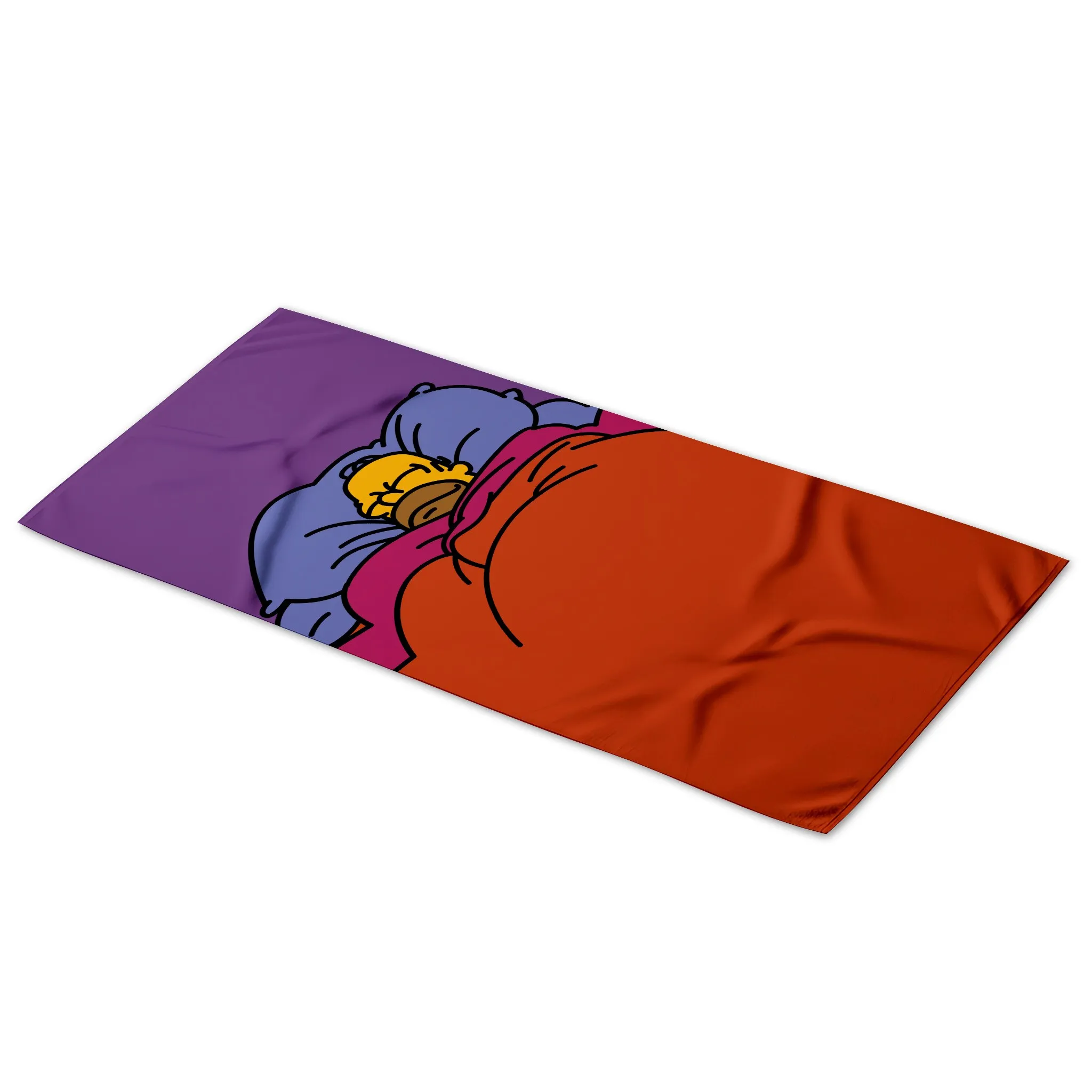 TOASTY CINNAMON BUN BEACH TOWEL TOASTY CINNAMON BUN BEACH TOWEL