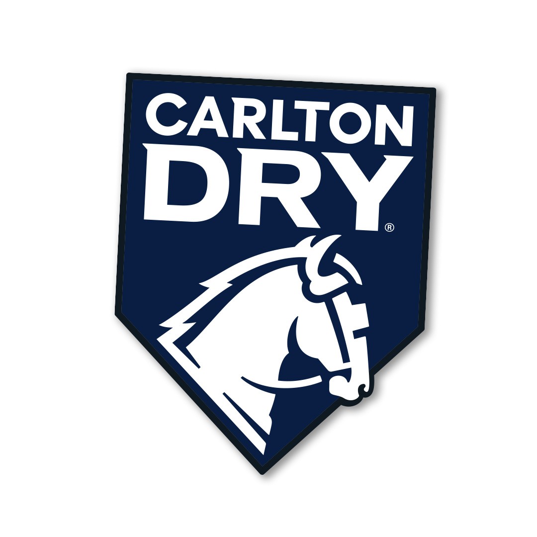 CARLTON DRY DIE CUT STICKER CARLTON DRY DIE CUT STICKER