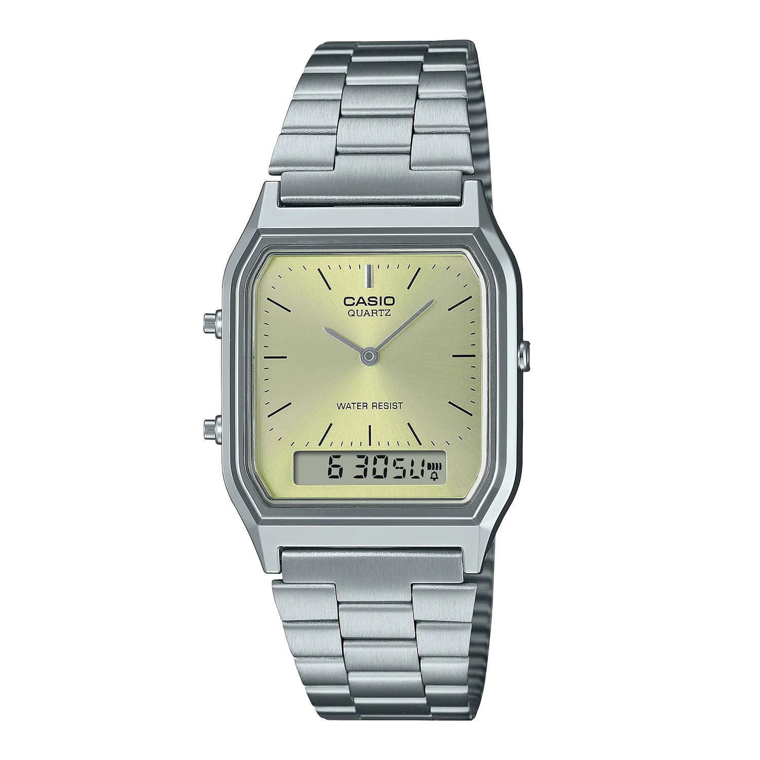 VINTAGE DUO TIME- SILVER GOLD FACE