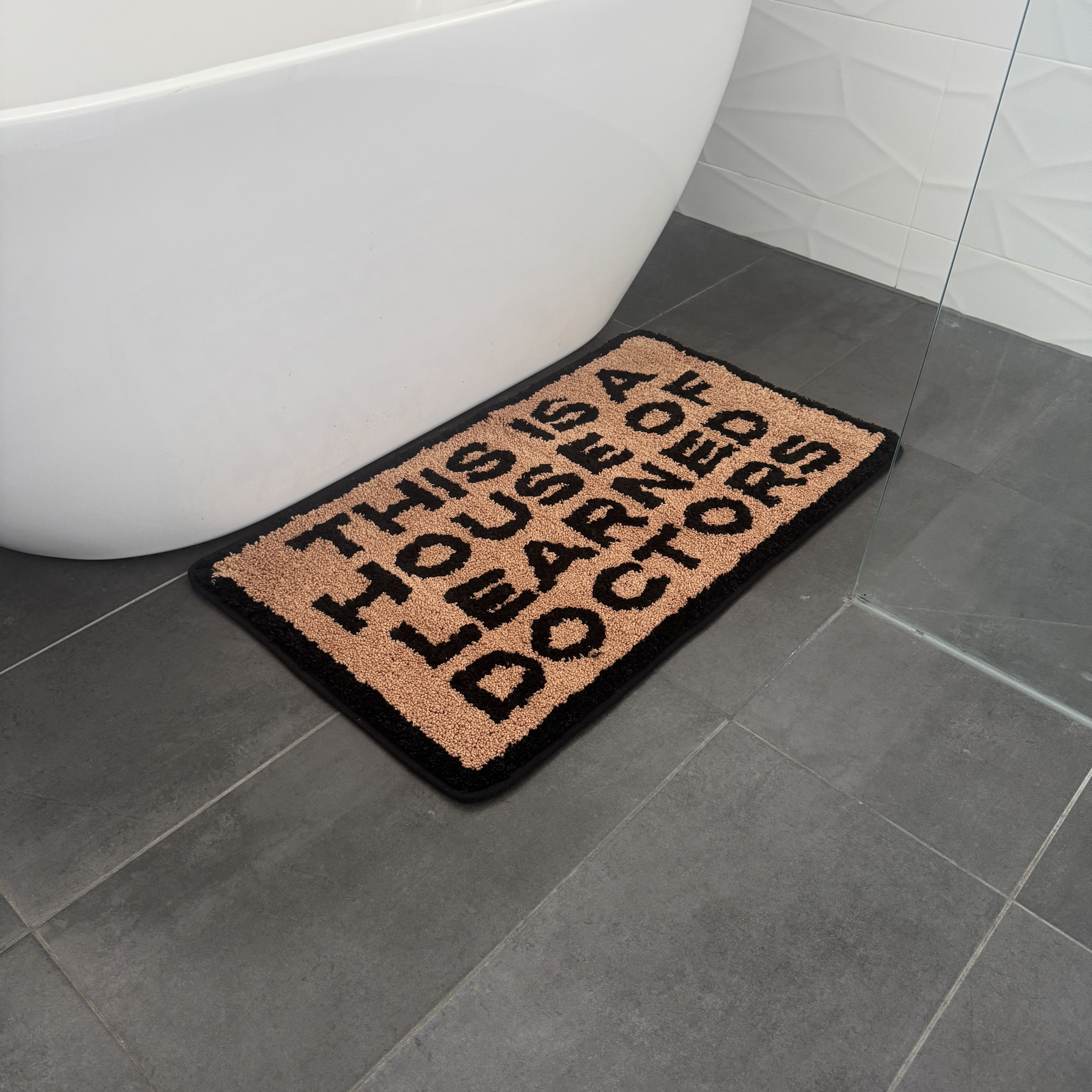 LEARNED DOCTORS TUFTED MAT PRE ORDER