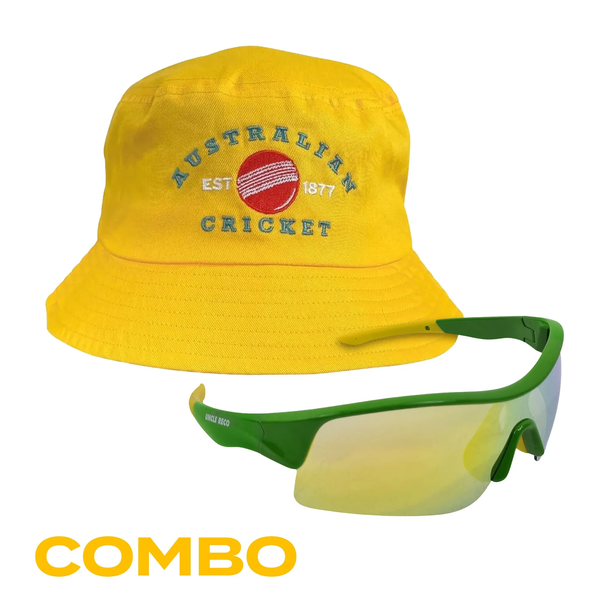 AUSTRALIAN CRICKET BUCKET HAT COMBO