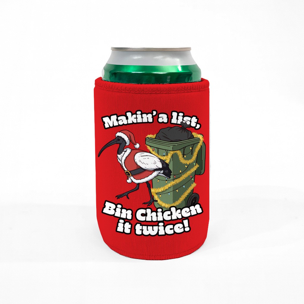 BIN CHICKEN IT TWICE STUBBY HOLDER