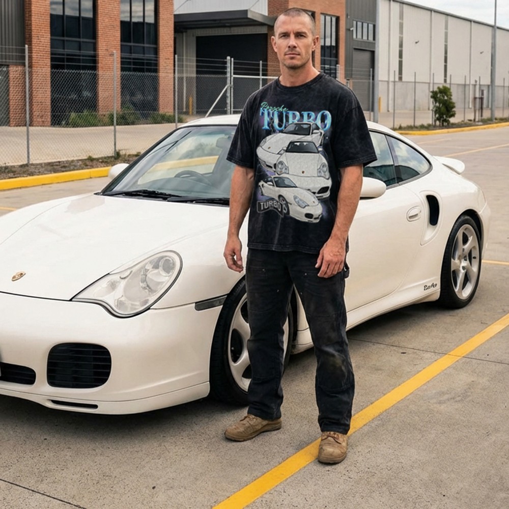 Custom Retro Car T-Shirt - Create your own