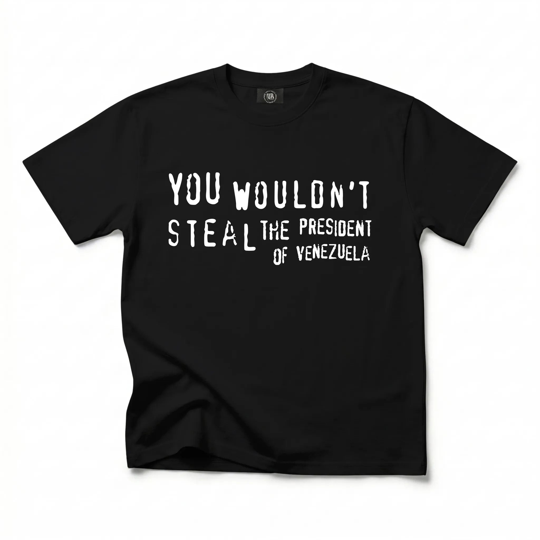 STEAL VENEZUELA BLACK TEE STEAL VENEZUELA BLACK TEE