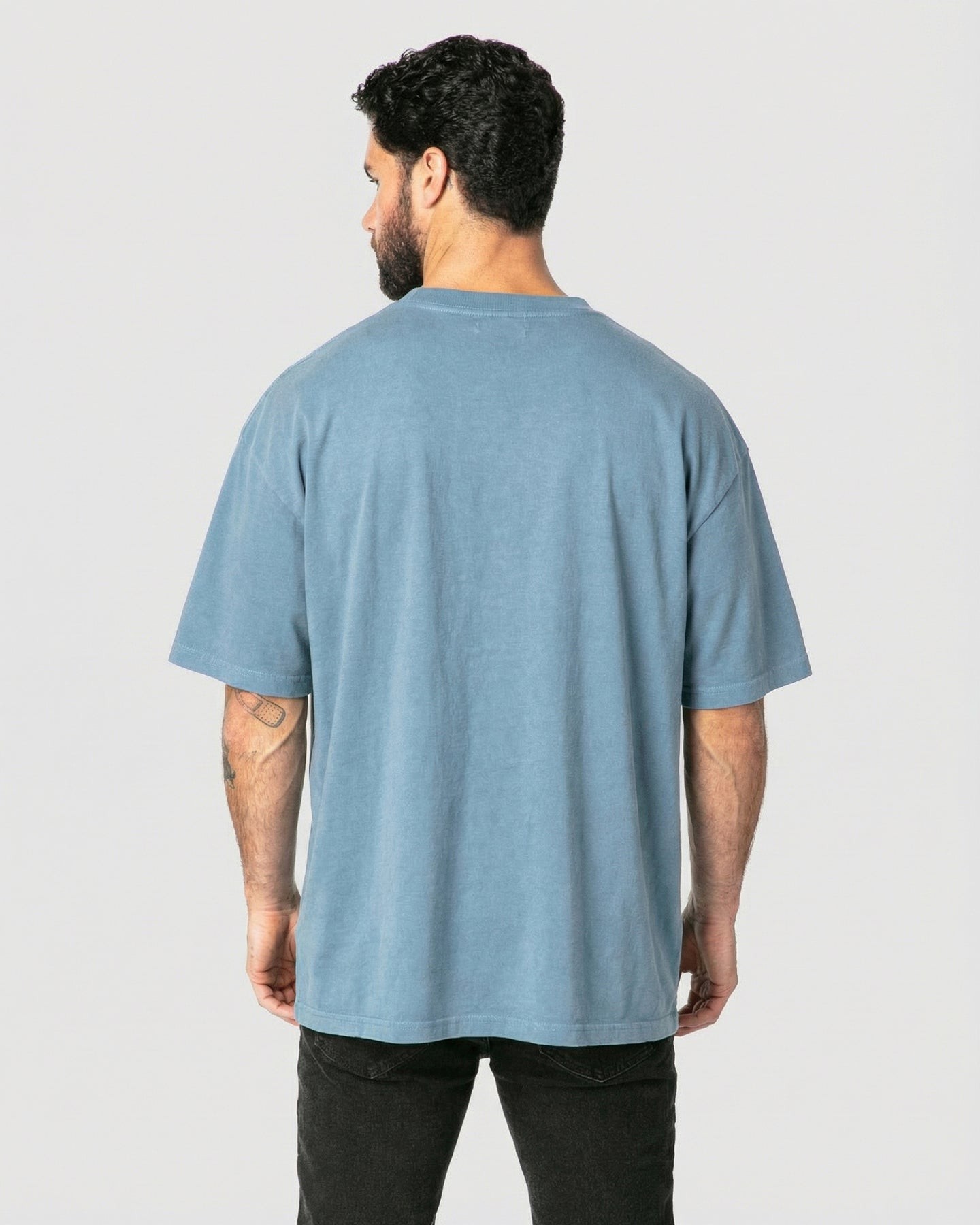 HEAVYWEIGHT STONE BLUE TEE