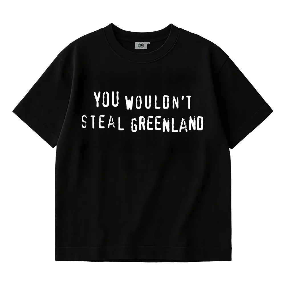 STEAL GREENLAND BLACK TEE STEAL GREENLAND BLACK TEE
