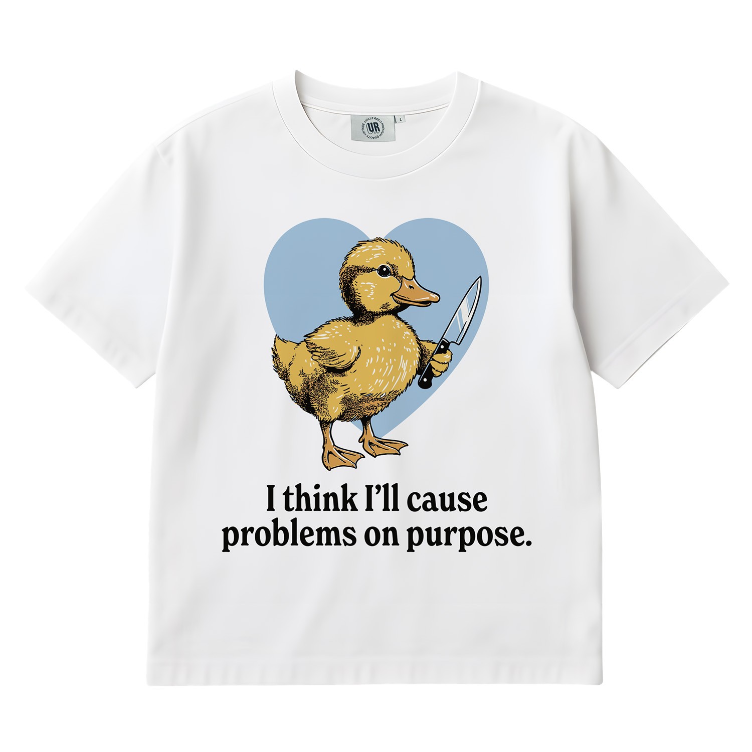 CAUSE PROBLEMS WHITE TEE