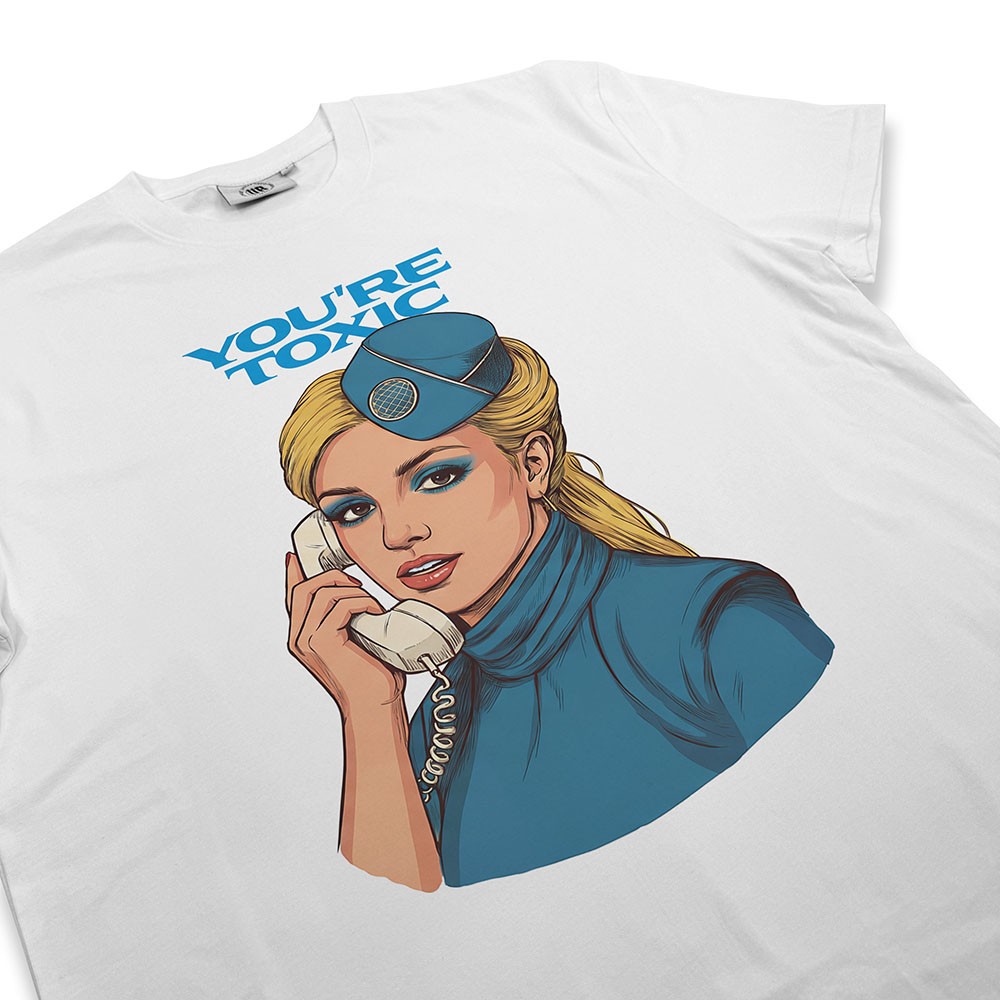 YOU'RE TOXIC WHITE TEE