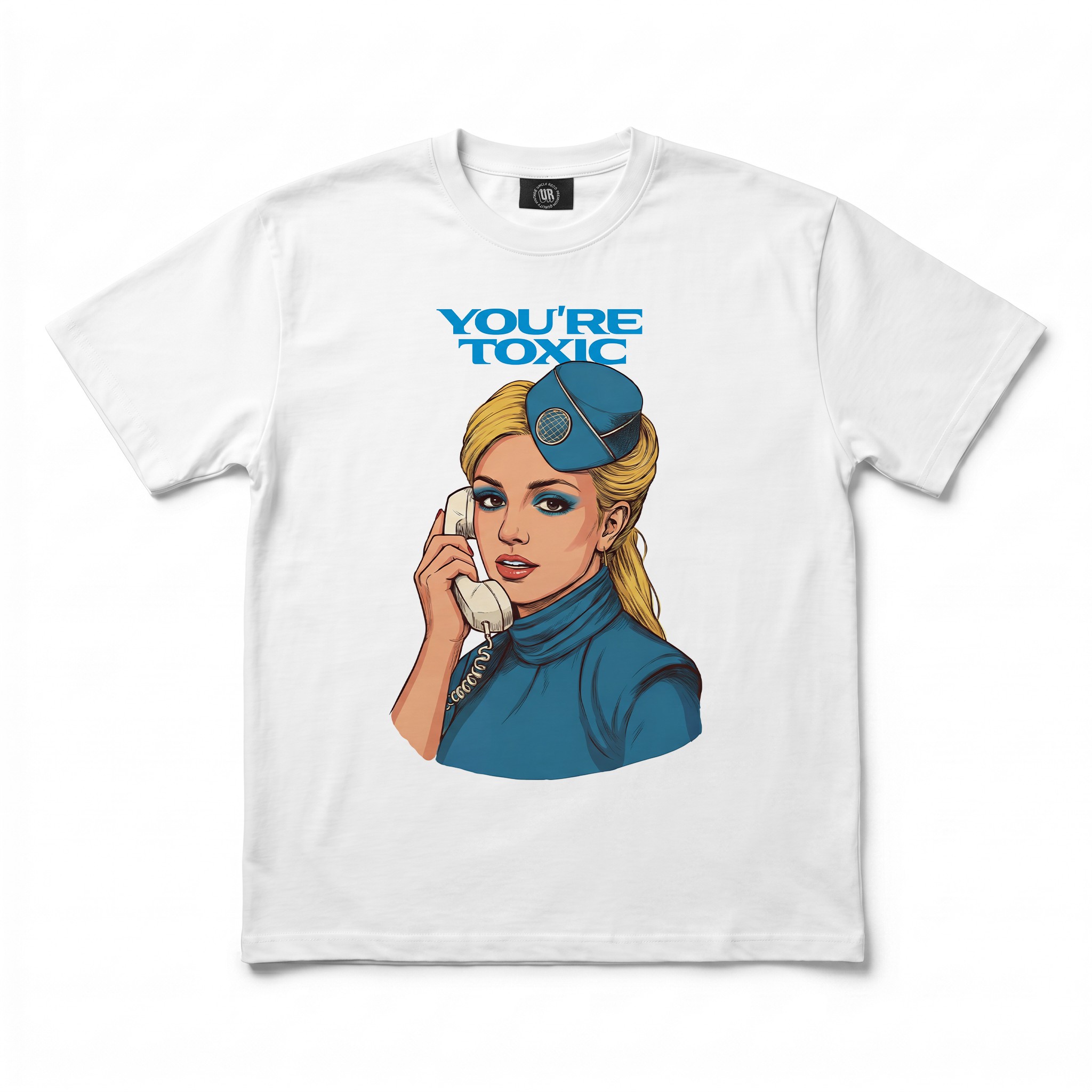 YOU'RE TOXIC WHITE TEE YOU'RE TOXIC WHITE TEE