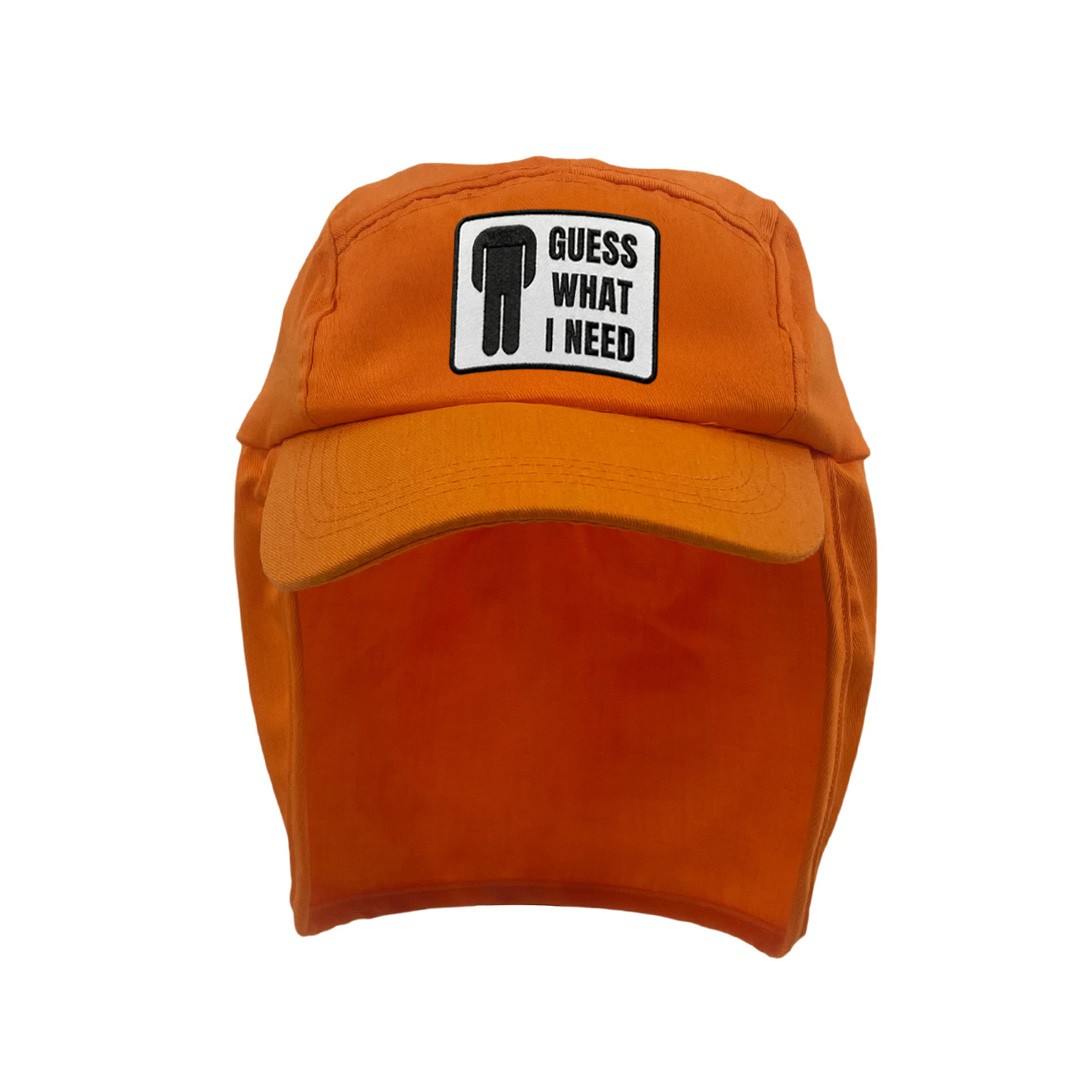 GUESS WHAT I NEED ORANGE LEGIONNAIRES HAT GUESS WHAT I NEED ORANGE LEGIONNAIRES HAT