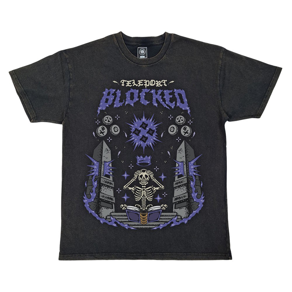 VINTAGE TELEPORT BLOCKED T-SHIRT
