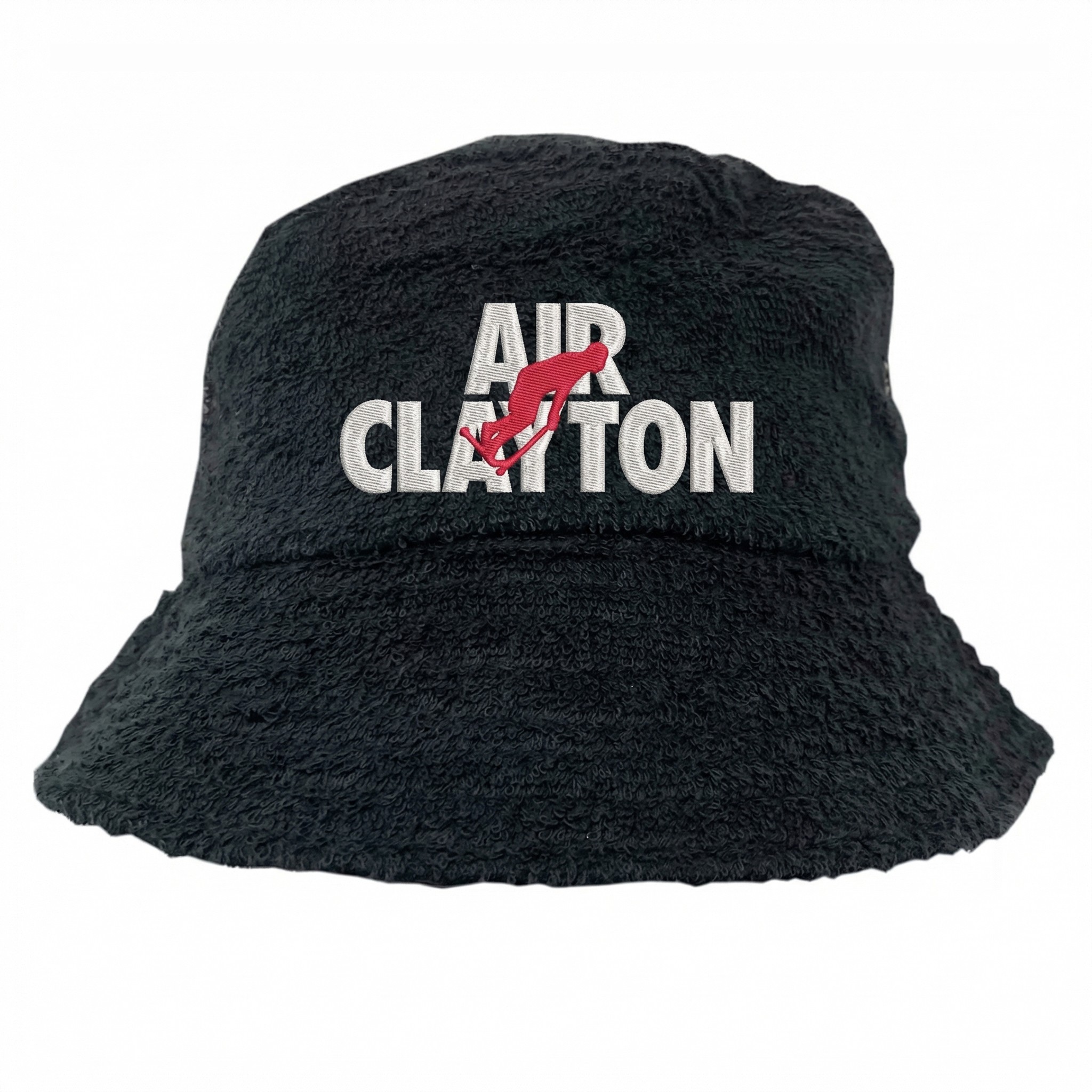 AIR CLAYTON BLACK TERRY TOWEL BUCKET HAT