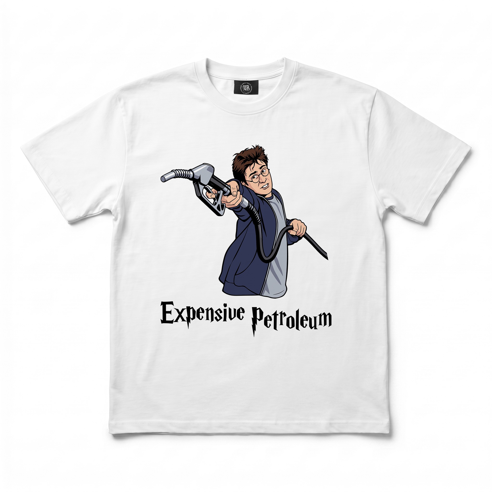 EXPENSIVE PETROLEUM WHITE TEE EXPENSIVE PETROLEUM WHITE TEE