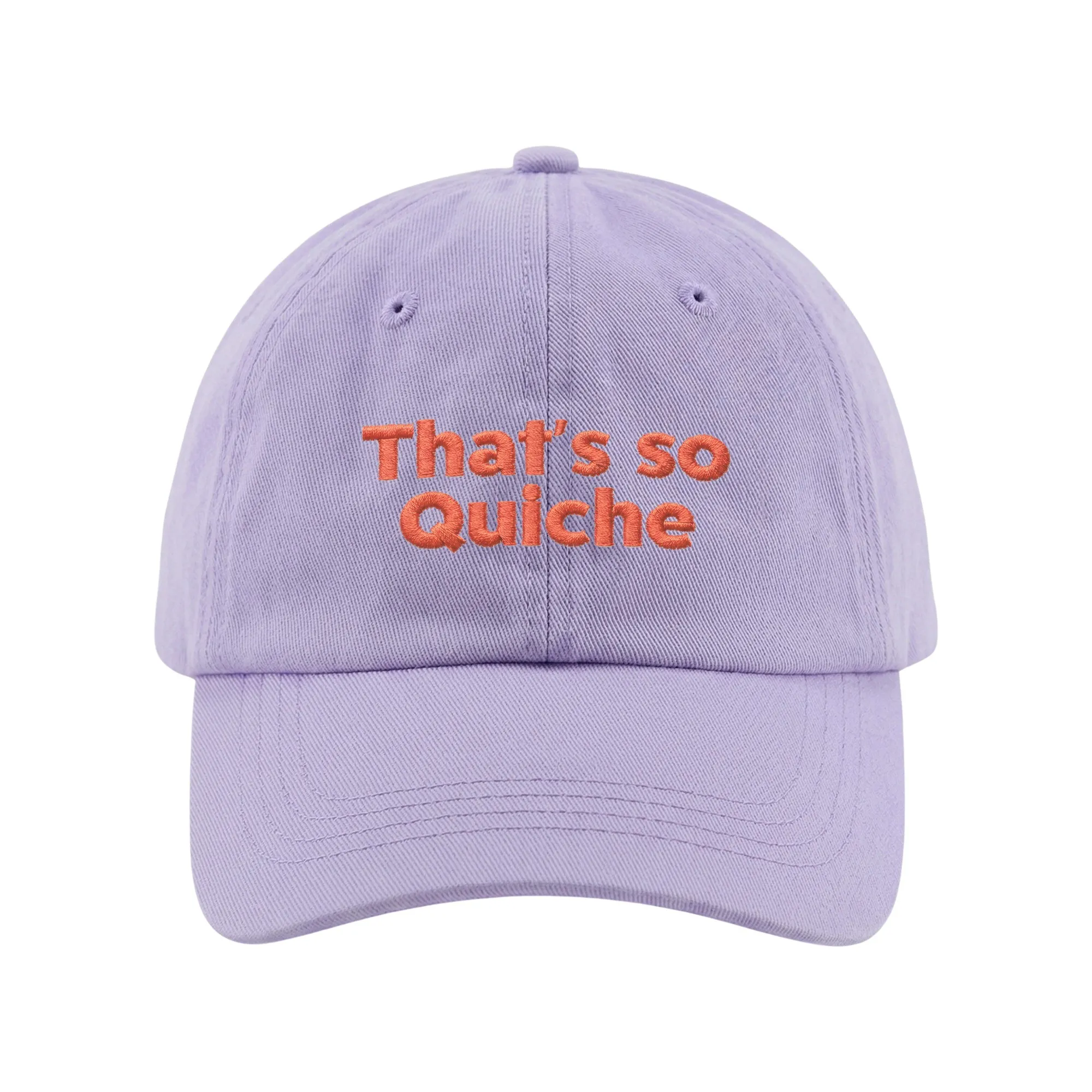 THAT'S SO QUICHE LAVENDER DAD HAT THAT'S SO QUICHE LAVENDER DAD HAT