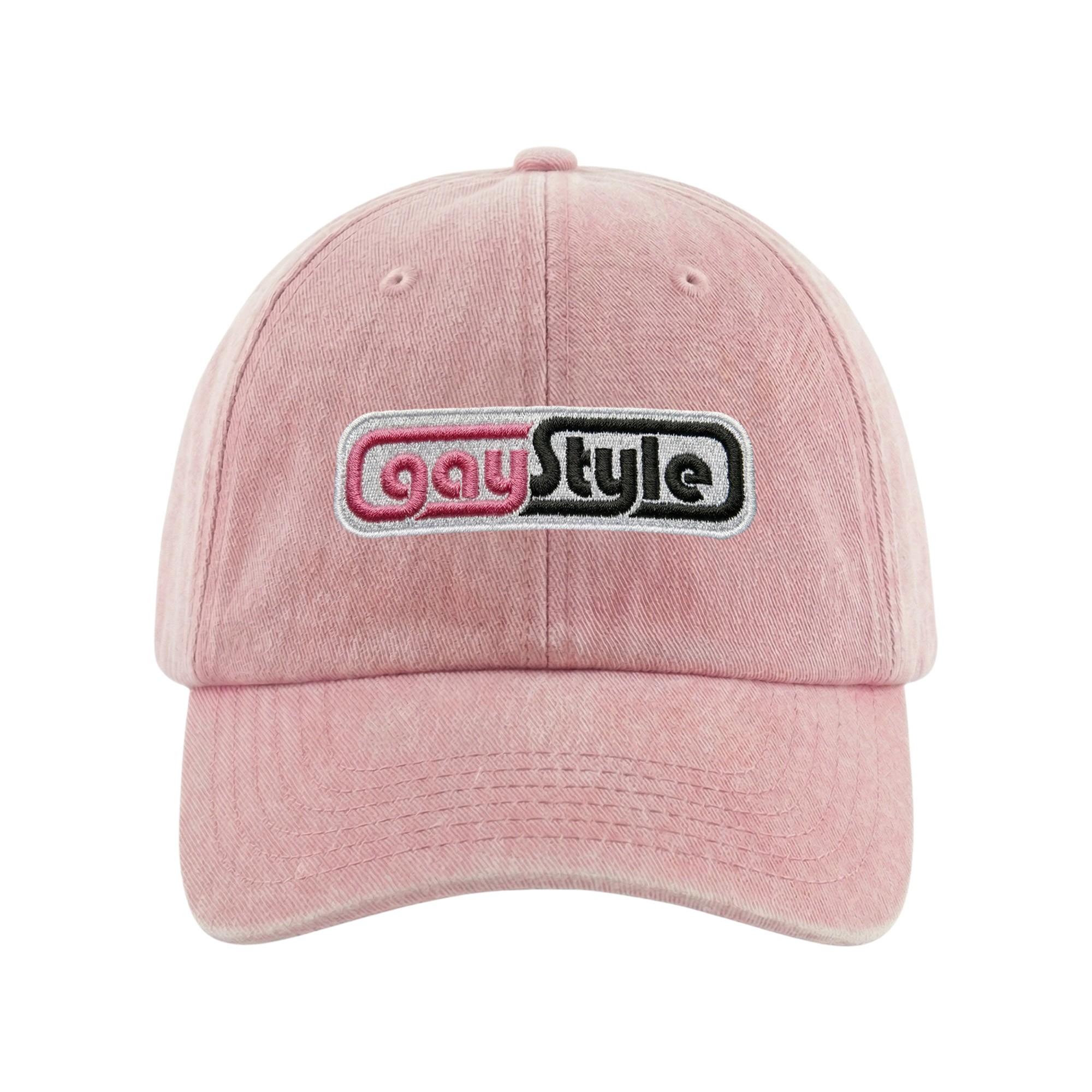 GAYSTYLE WASHED PINK DAD HAT GAYSTYLE WASHED PINK DAD HAT