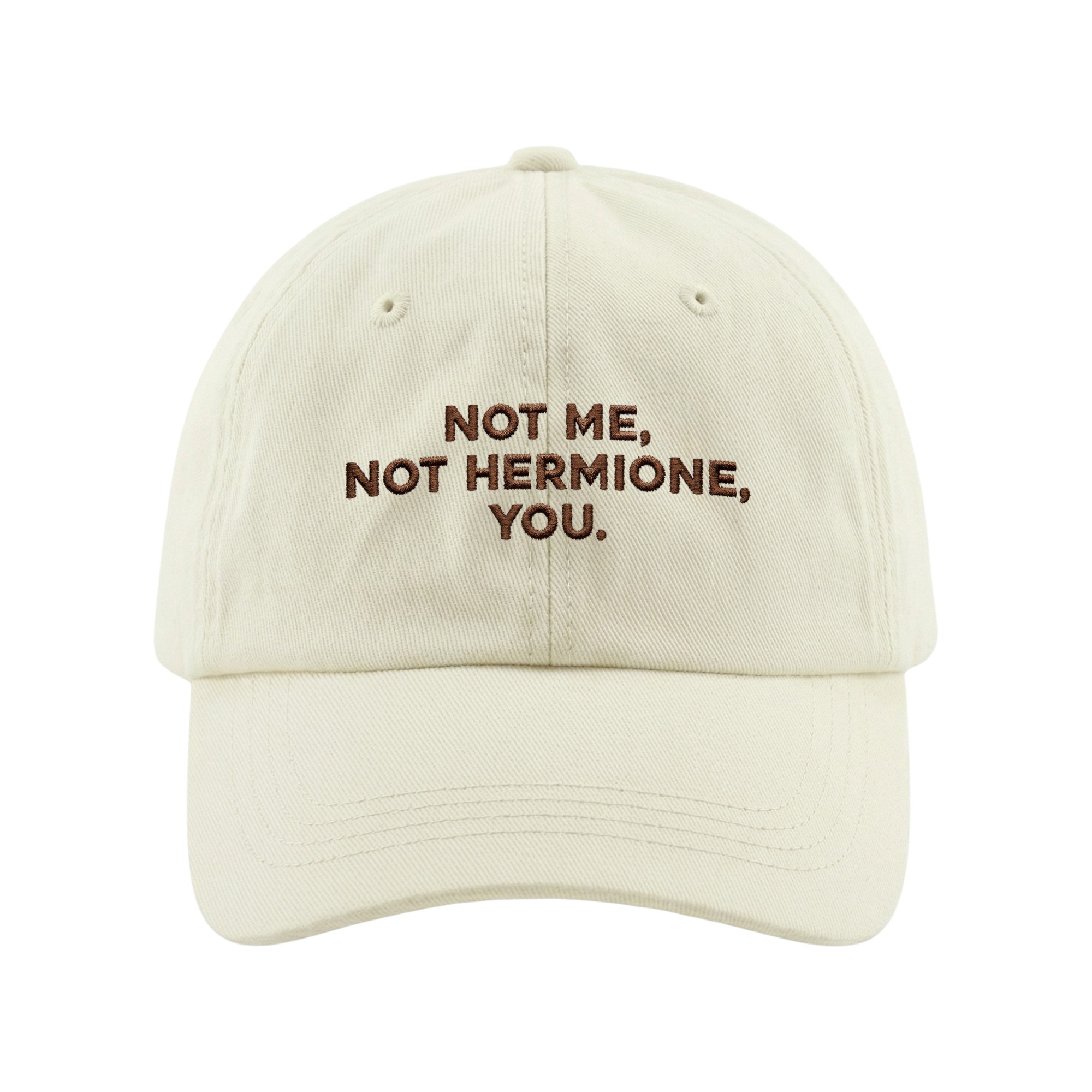 NOT HERMIONE BEIGE DAD HAT