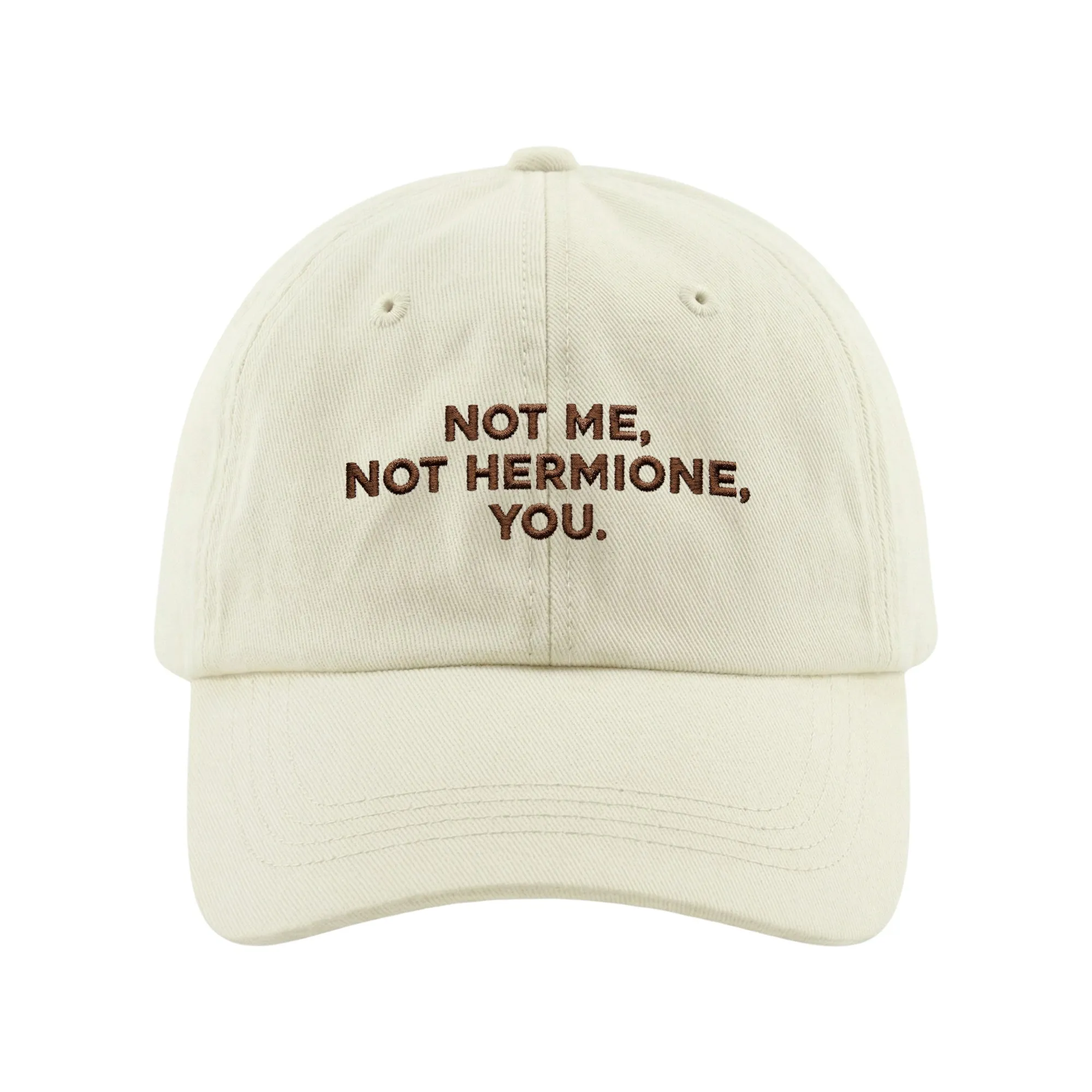 NOT HERMIONE BEIGE DAD HAT