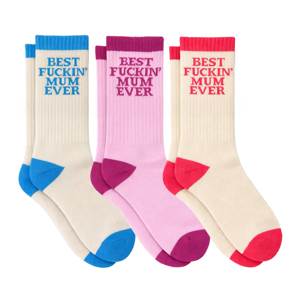 BEST MUM 3 PACK OF SOCKS