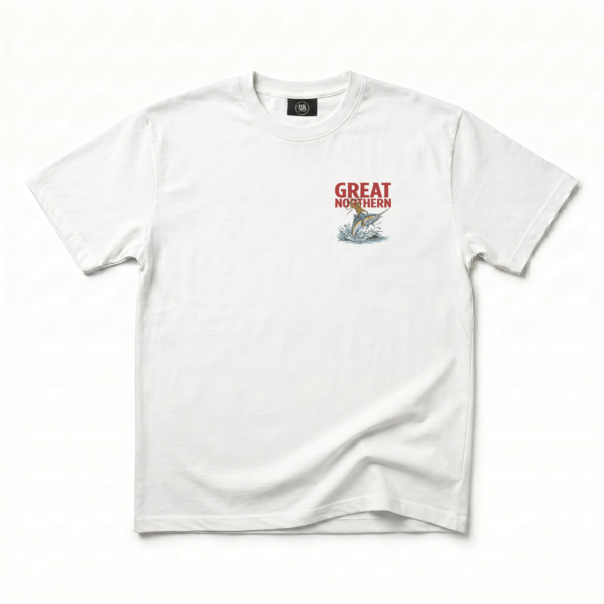 MARLIN COUNTRY FRONT & BACK WHITE TEE