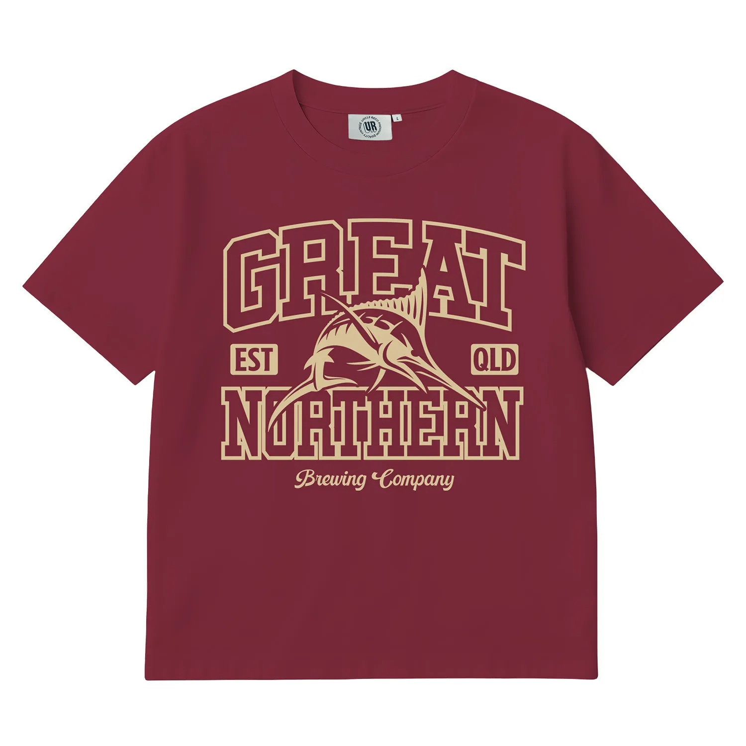 GREAT NORTHERN SPORTS VINTAGE MAROON T-SHIRT GREAT NORTHERN SPORTS VINTAGE MAROON T-SHIRT