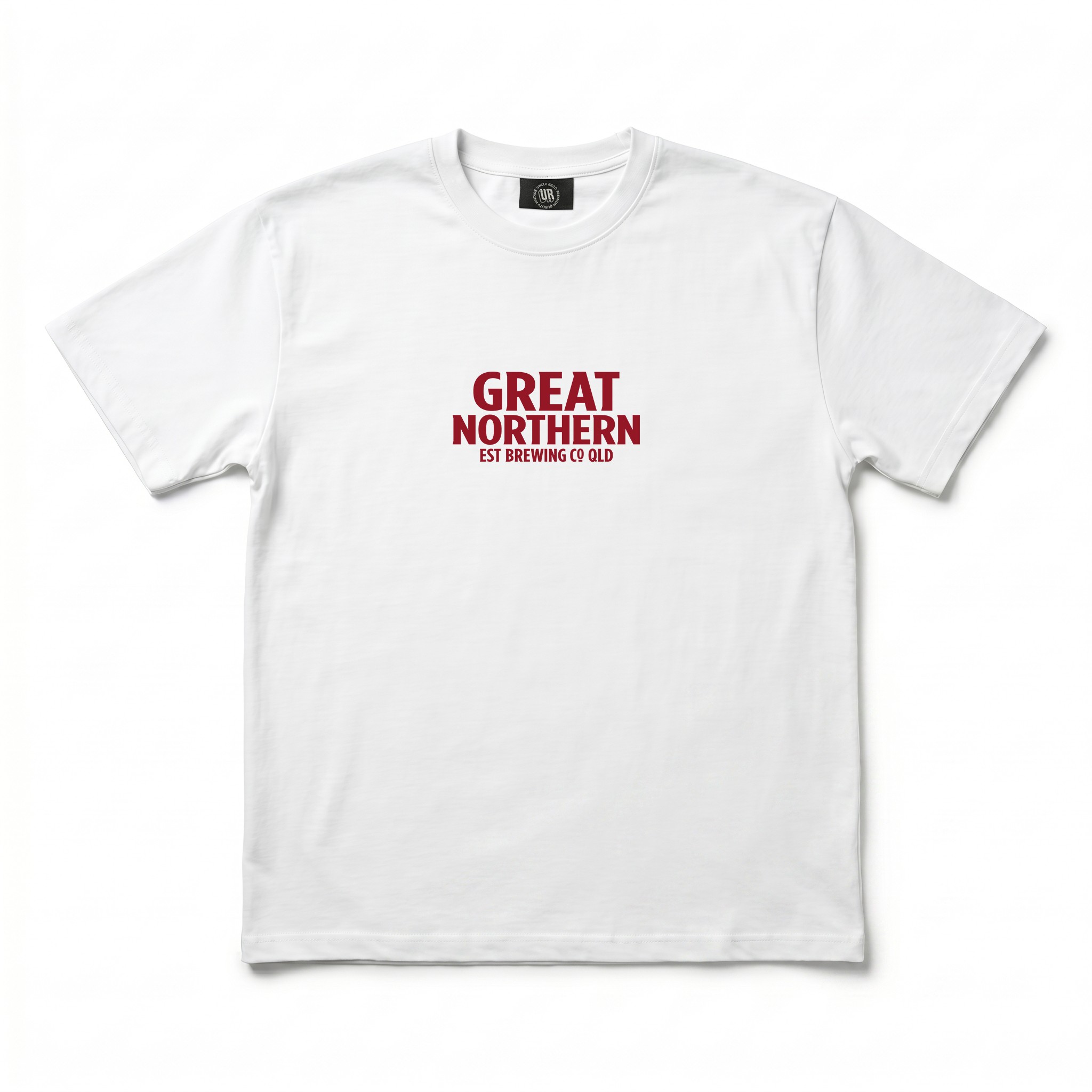 GREAT NORTHERN CIRCLE LOGO FRONT & BACK WHITE TEE