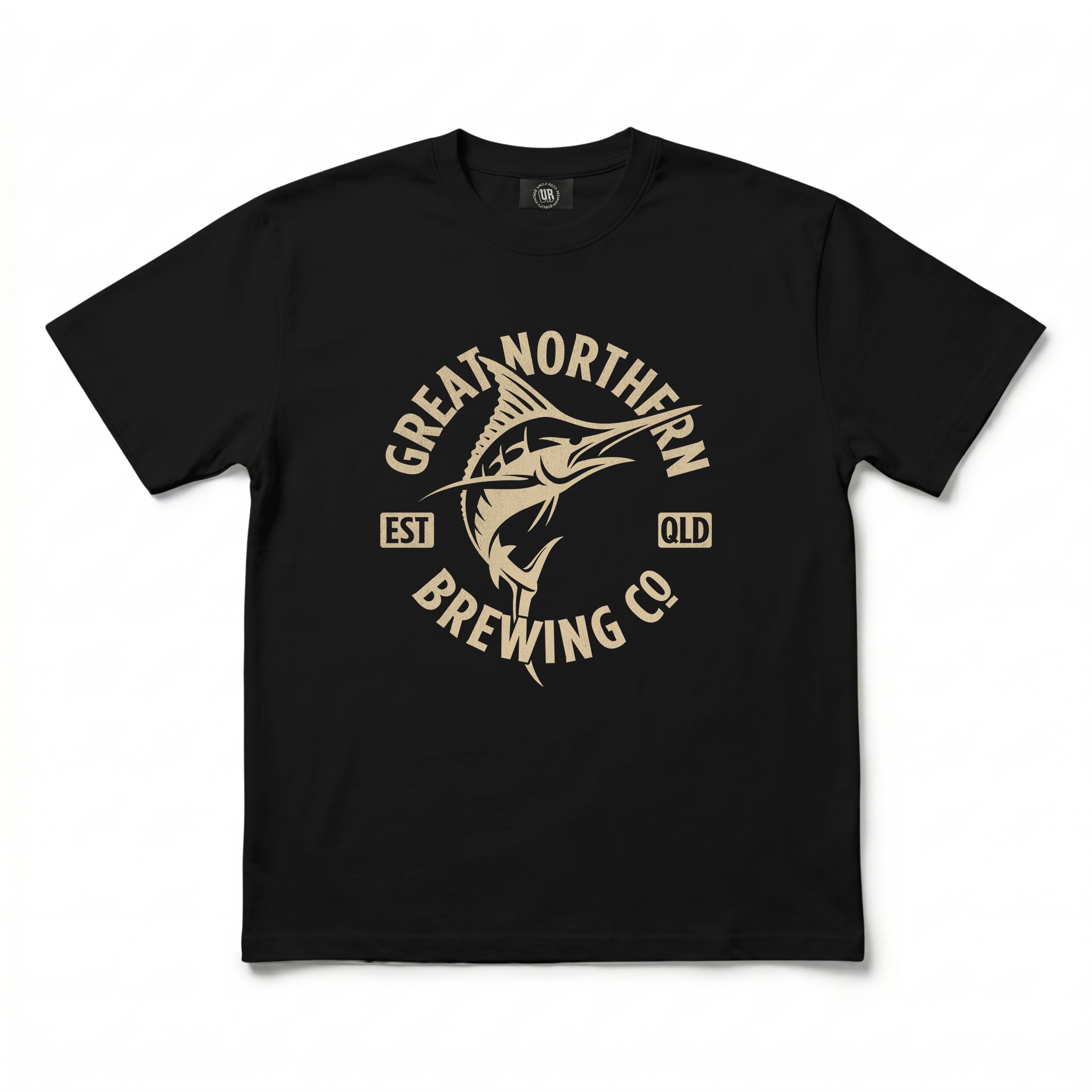 GREAT NORTHERN CIRCLE LOGO BLACK TEE GREAT NORTHERN CIRCLE LOGO BLACK TEE