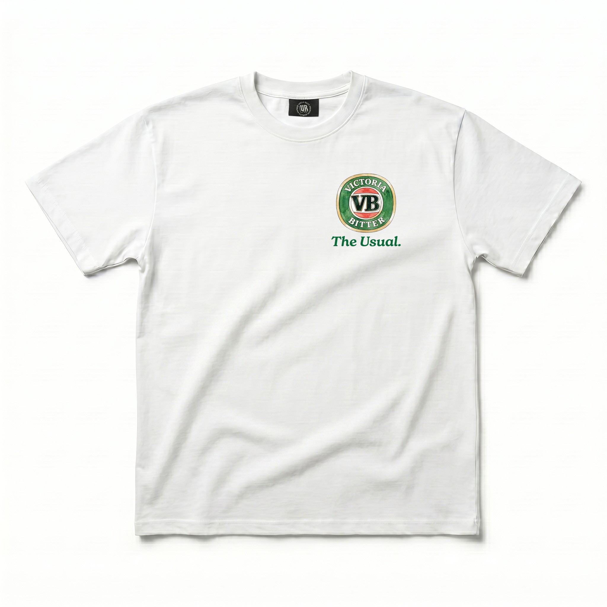 THE USUAL POT AND PARMA FRONT & BACK WHITE TEE