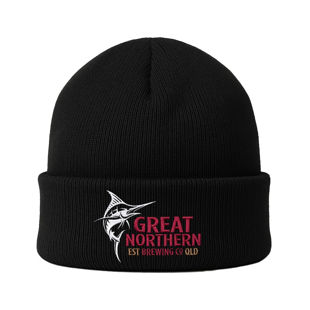 GREAT NORTHERN BLACK BEANIE GREAT NORTHERN BLACK BEANIE